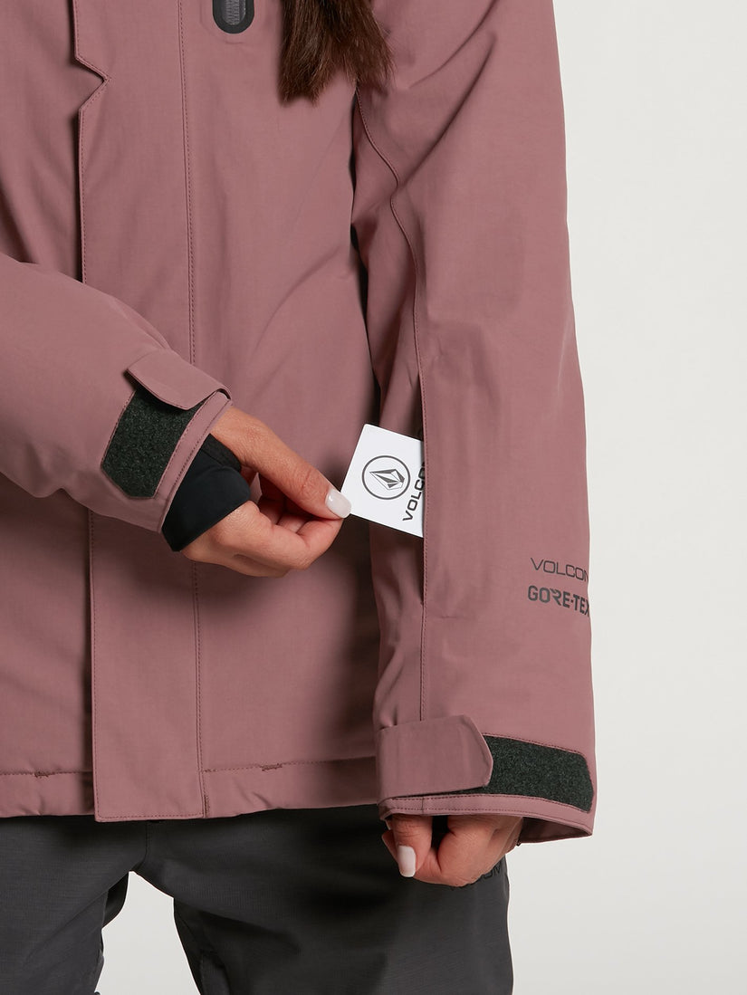 Eva Insulated GORE-TEX Jacket - Rose Wood | Volcom Europe 