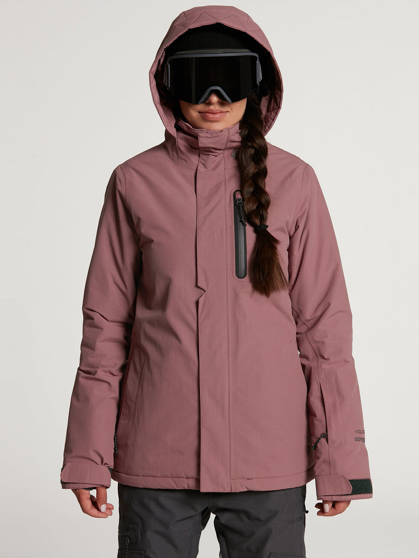 Eva Insulated GORE-TEX Jacket - Rose Wood | Volcom Europe 