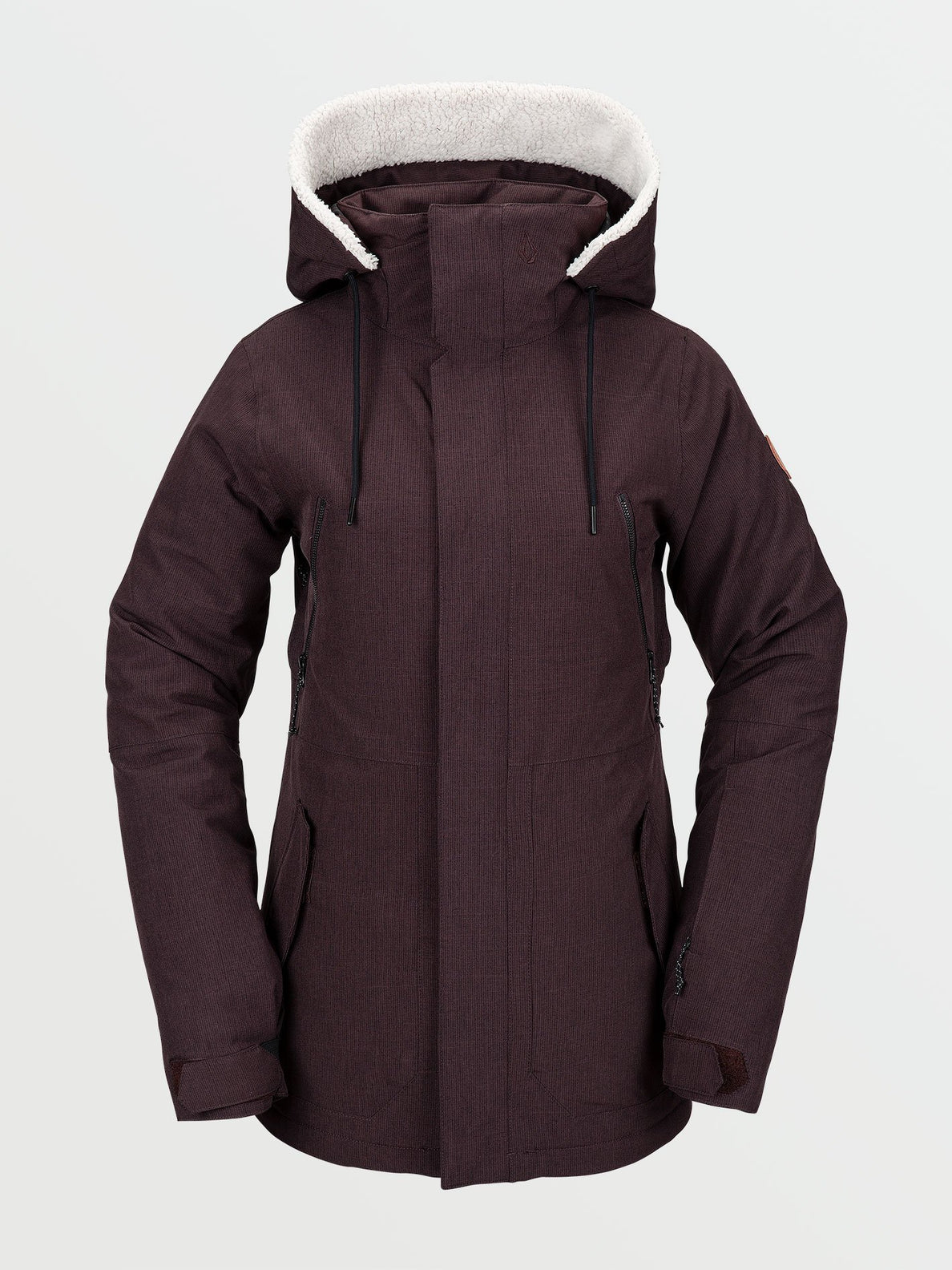 Shrine Insulated Jacket Black Red Volcom Europe