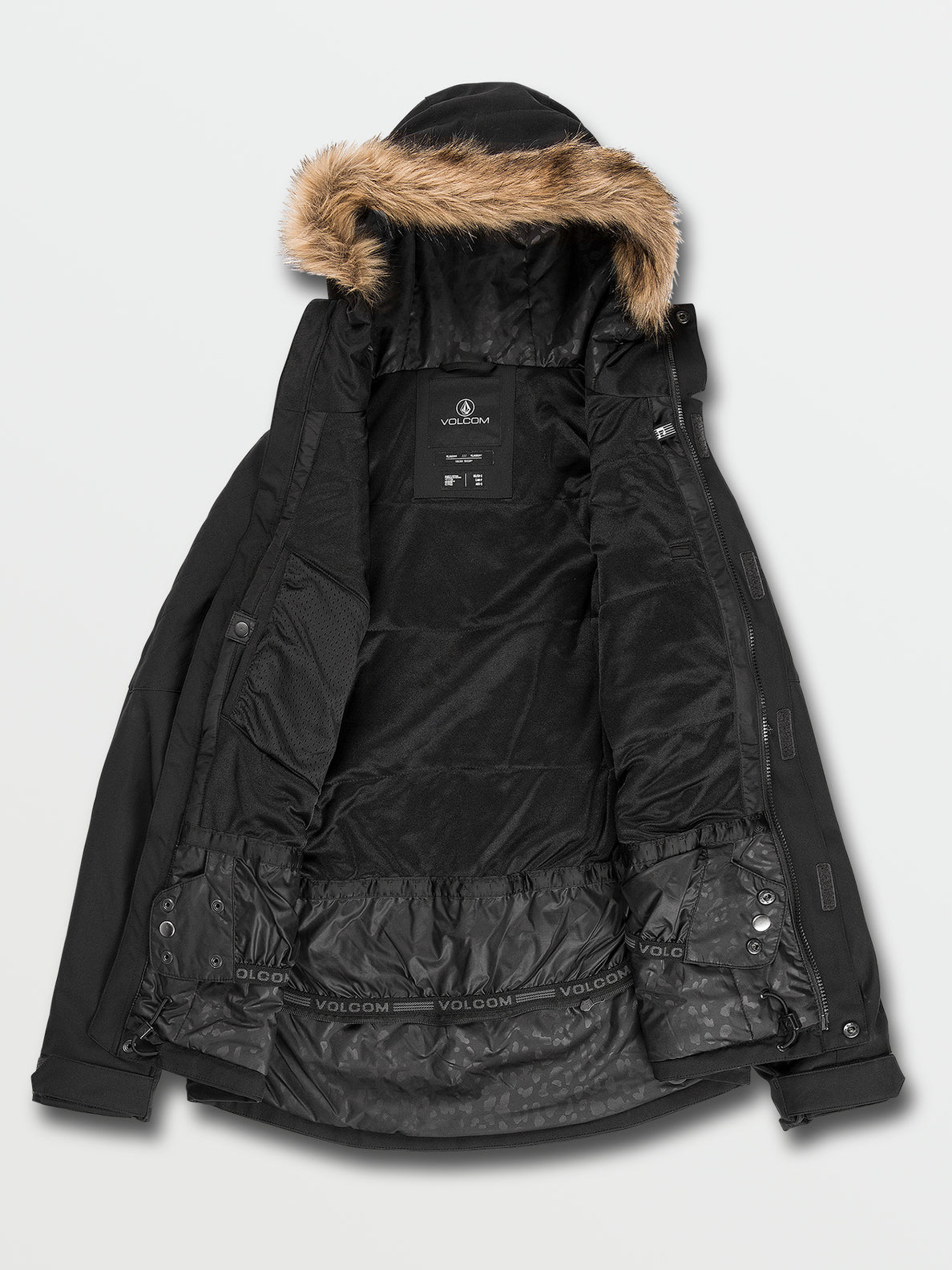 Volcom fur clearance jacket