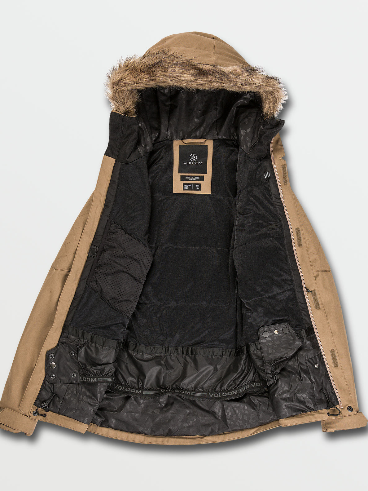 Volcom shadow shop insulated jacket military