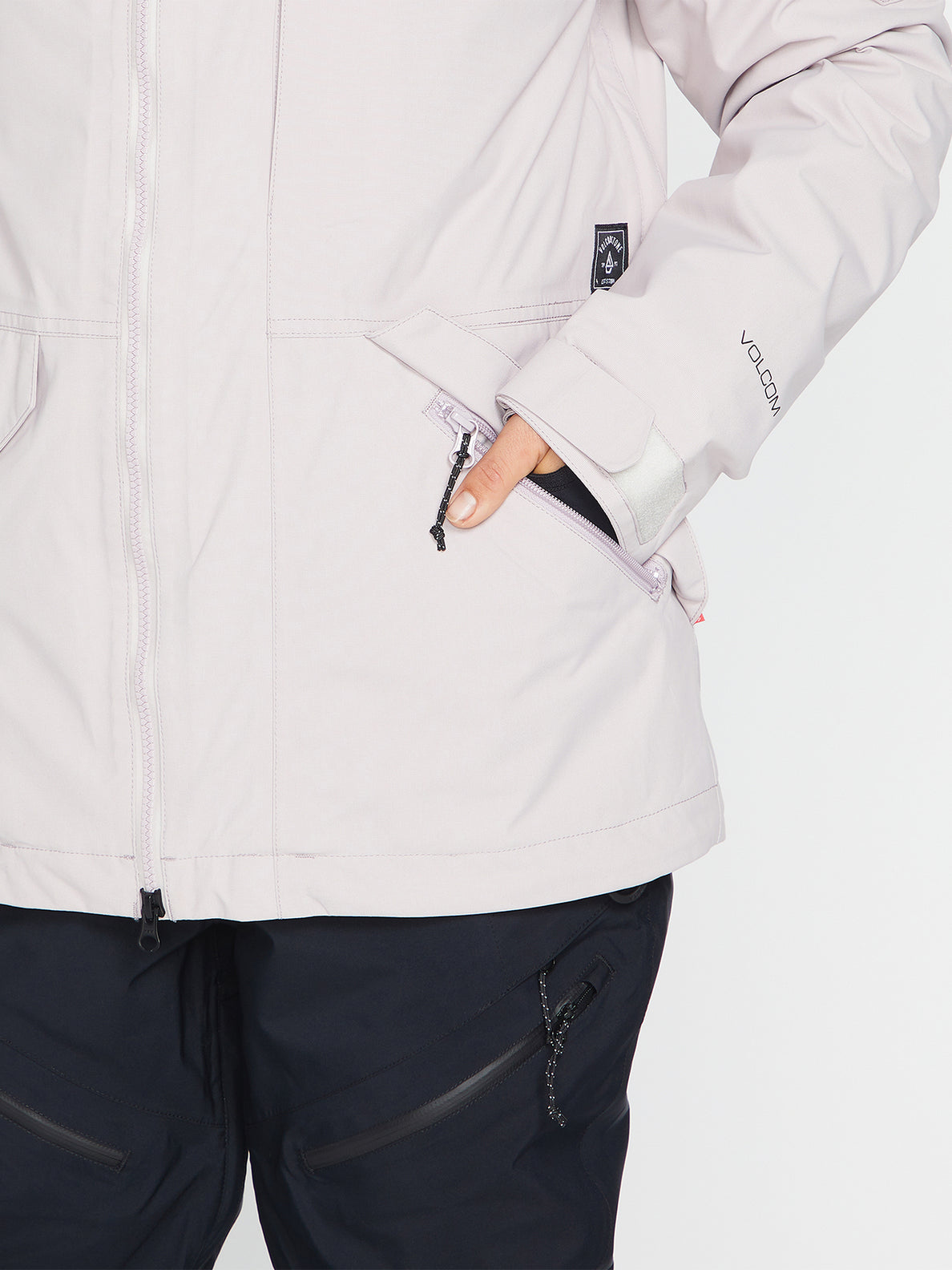 Roxy atmosphere ski top jacket in white