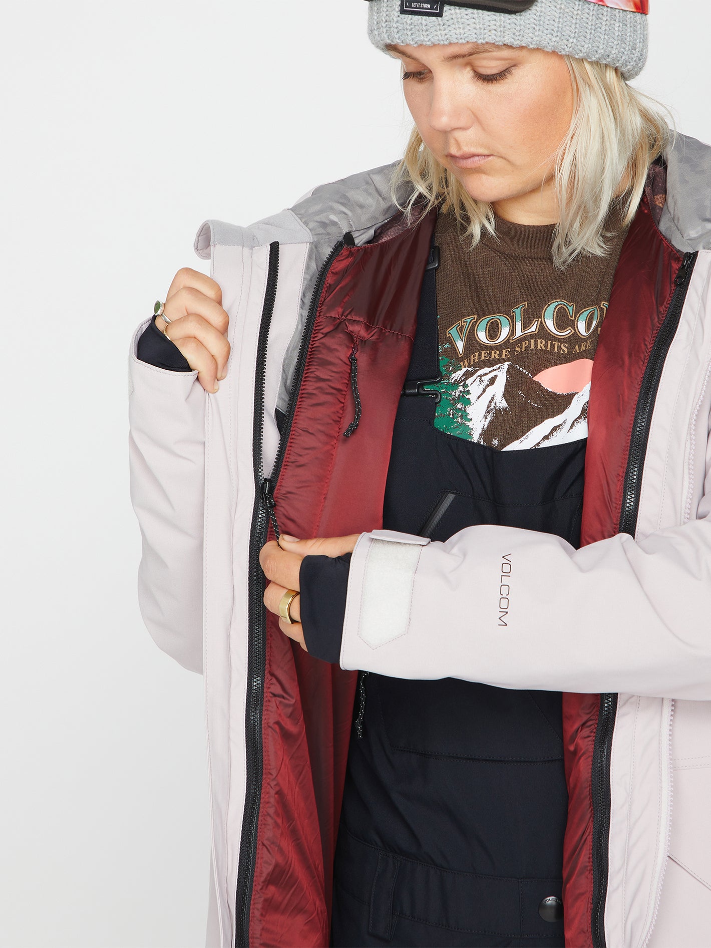 Iris 3 In 1 Gore Tex Jacket Amethyst Smoke Volcom Europe