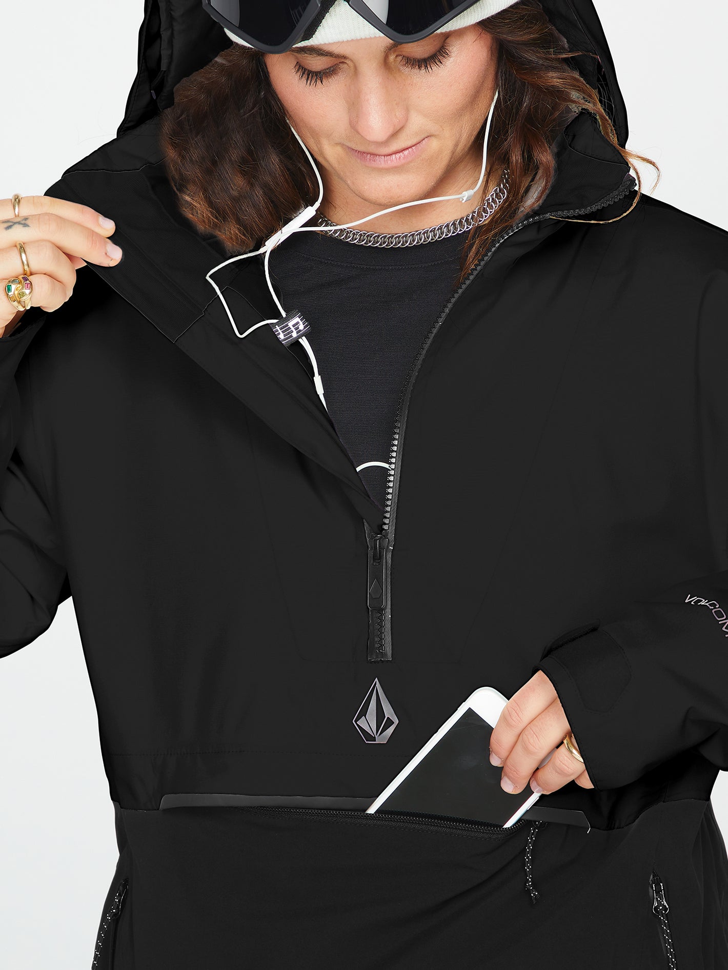 Fern Insulated Gore-Tex Pullover Jacket - Black | Volcom Europe
