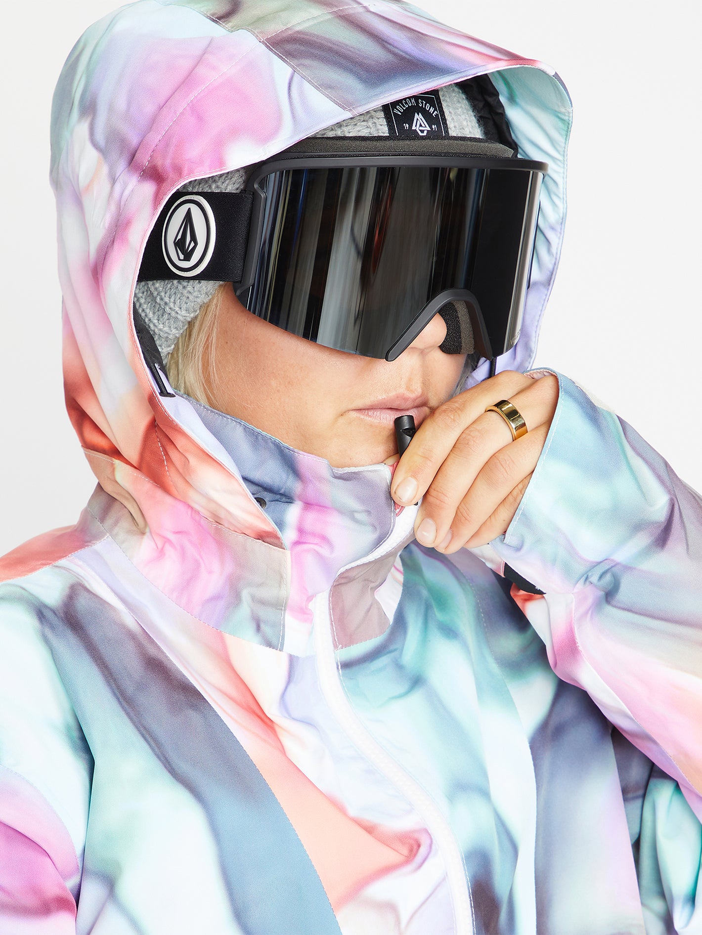 Fern Insulated Gore-Tex Pullover Jacket - Nebula Print | Volcom Europe