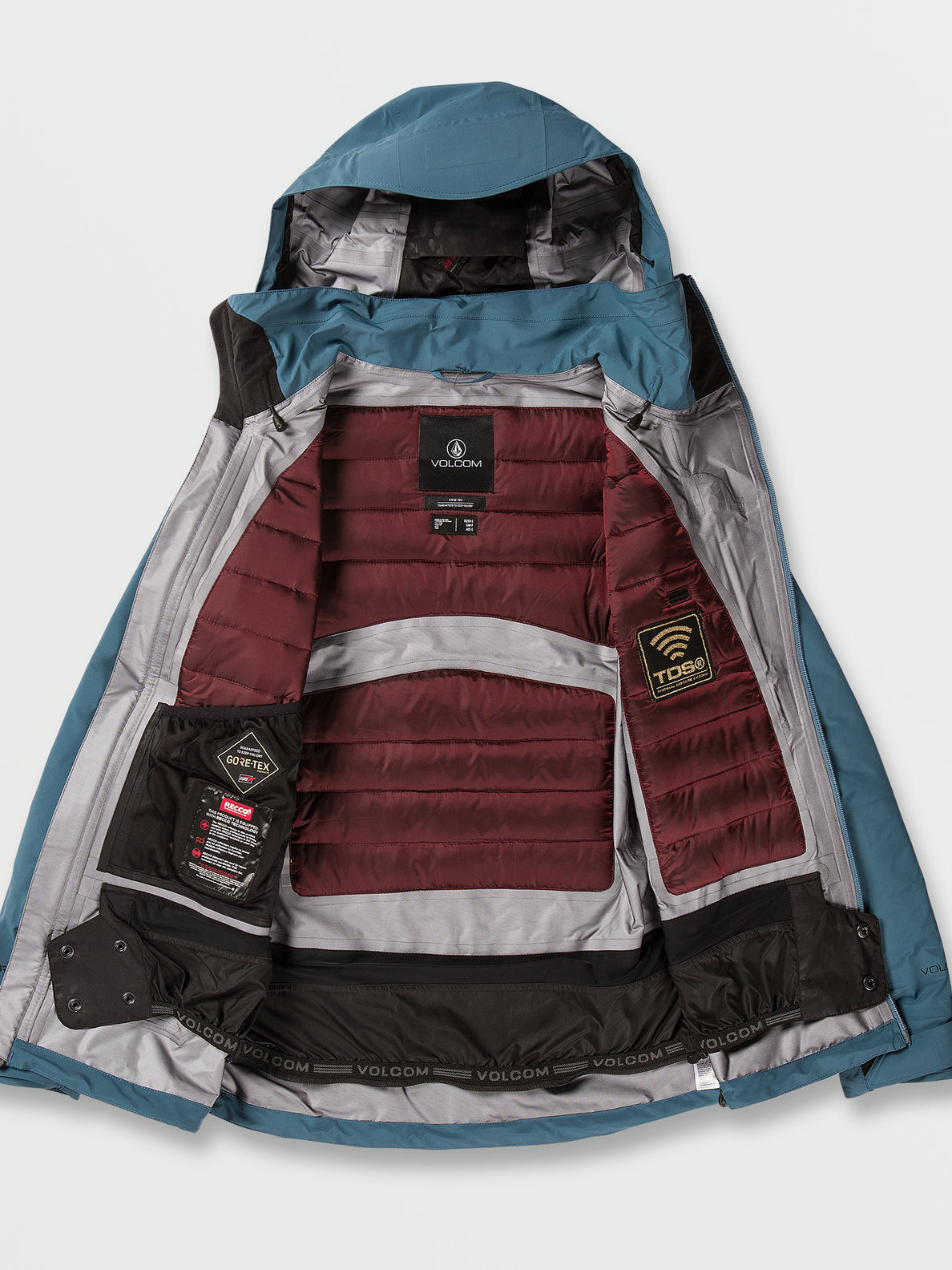 Nya Tds Infrared Gore-Tex Jacket - Petrol Blue – Volcom Europe