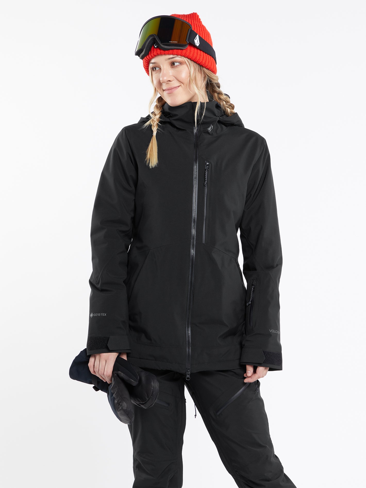 3D Stretch Gore-Tex Jacket - BLACK - Women - Volcom EU – Volcom Europe