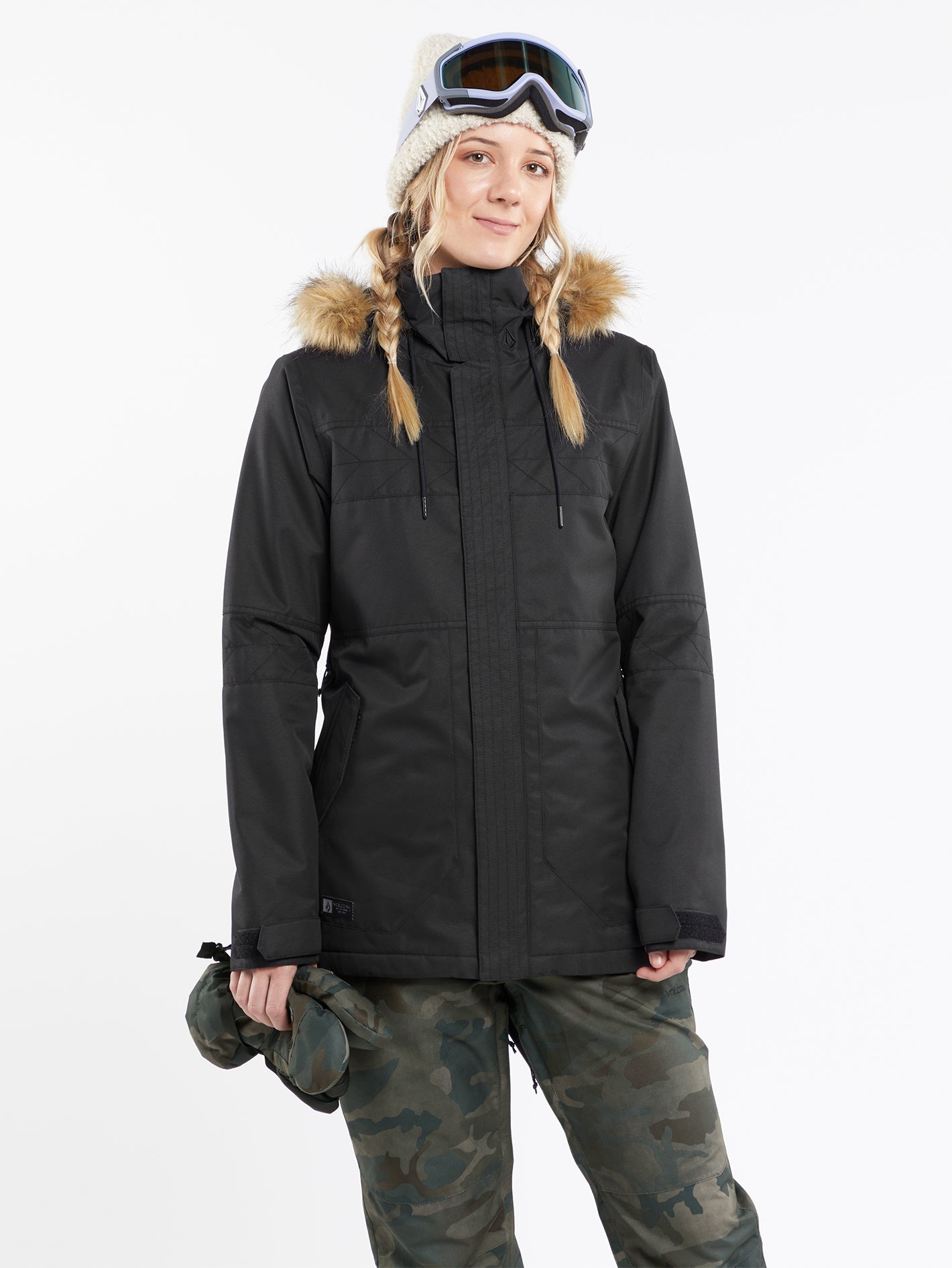 Fawn Insulated Jacket - BLACK - Women - Volcom EU – Volcom Europe