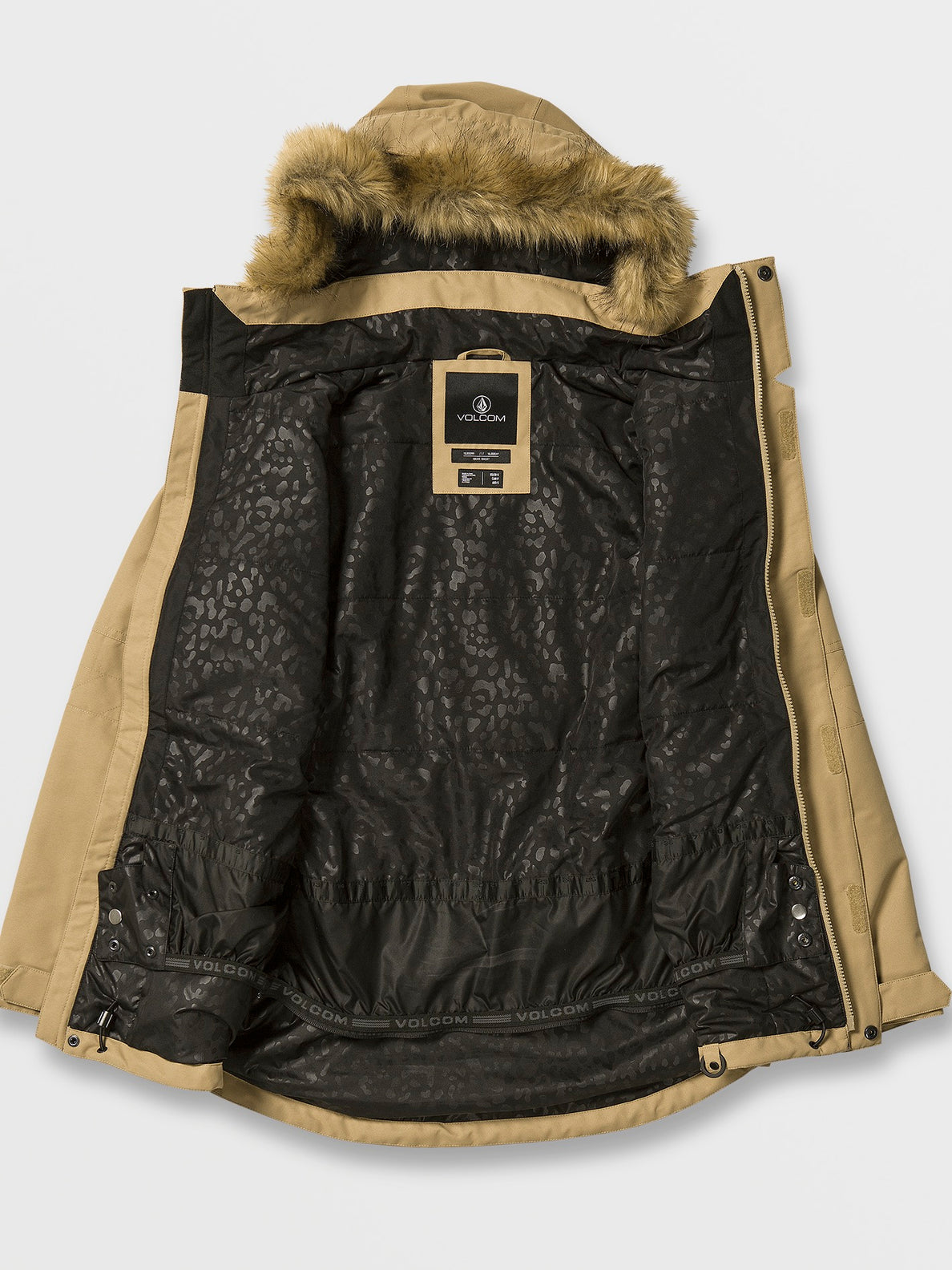 Fawn Insulated Jacket DARK KHAKI Women Volcom EU Volcom Europe