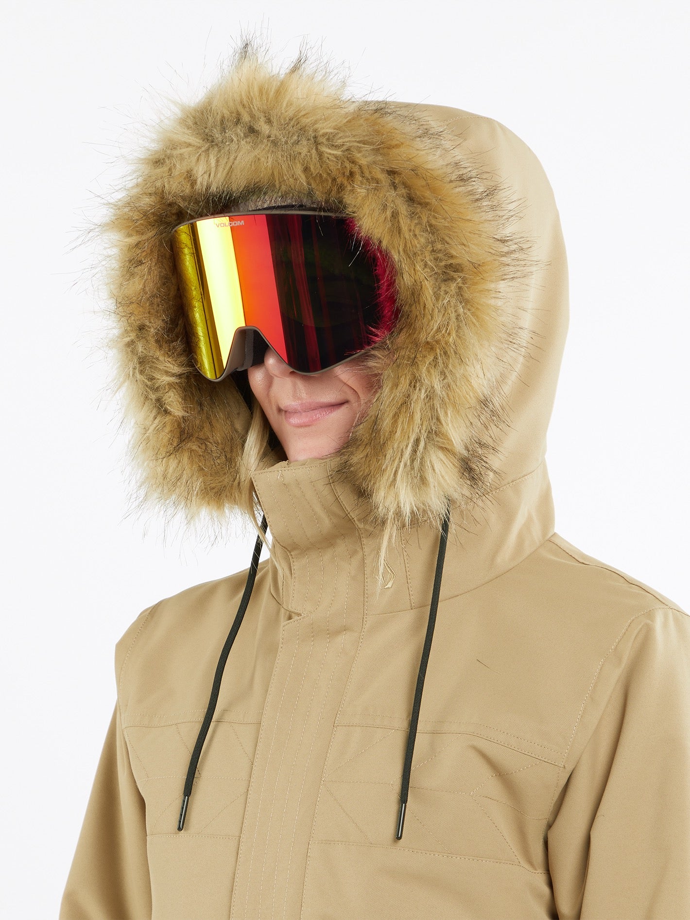 Volcom women's fawn insulated snow jacket clearance