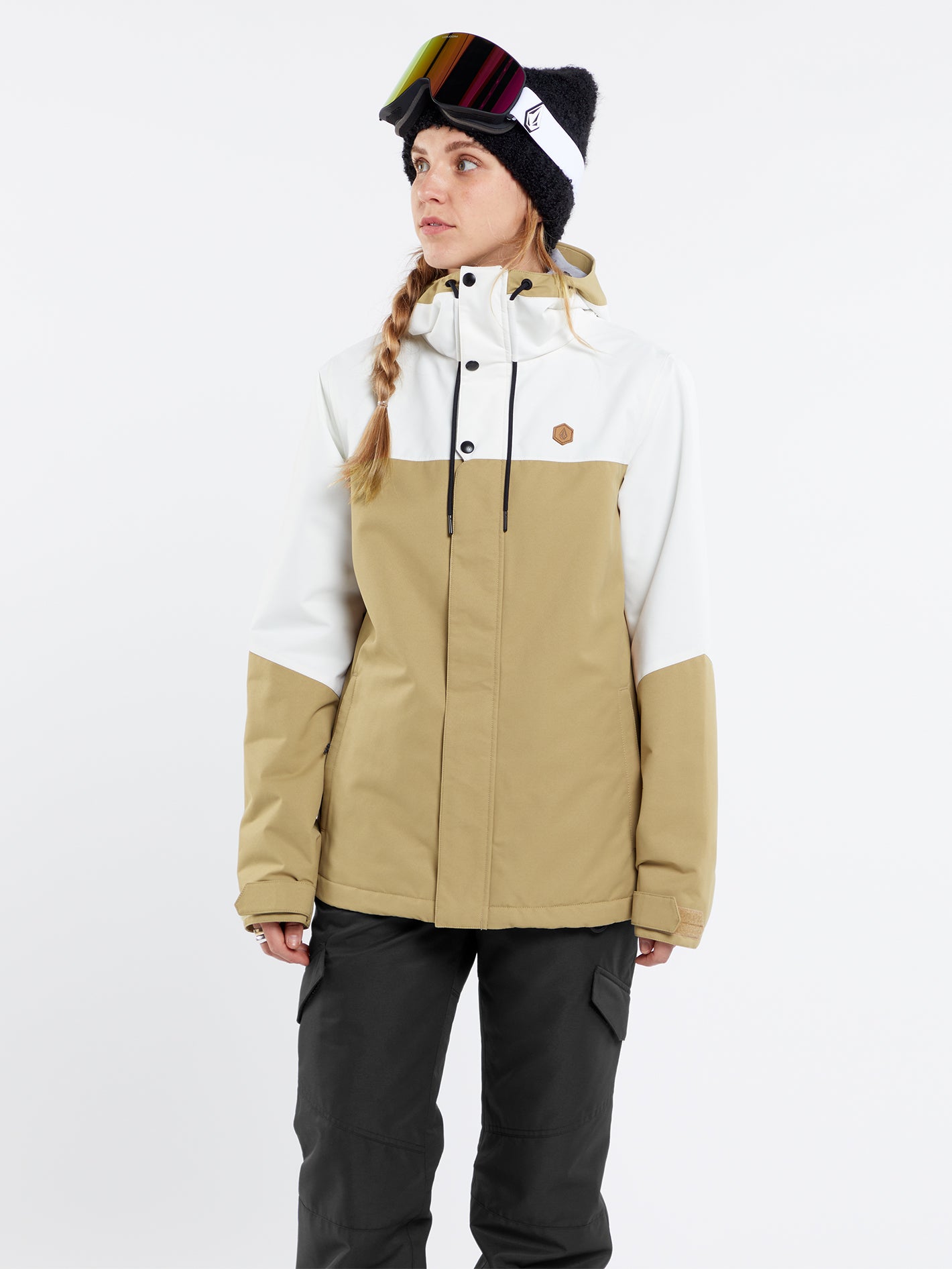 Bolt Insulated Jacket - DARK KHAKI - Women - Volcom EU – Volcom Europe