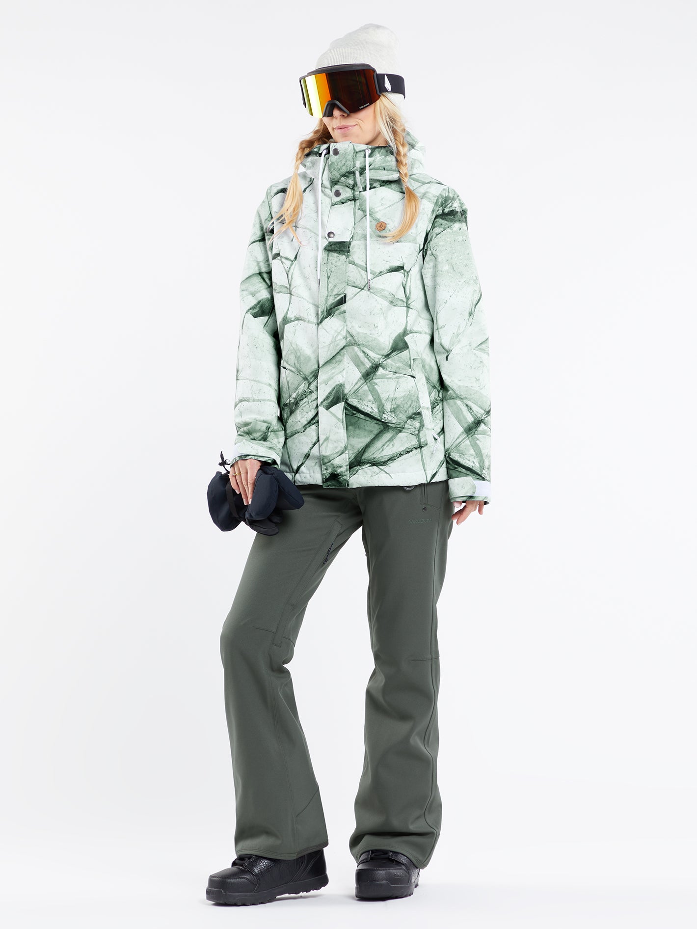 Bolt Insulated Jacket - WHITE ICE - Women - Volcom EU – Volcom Europe