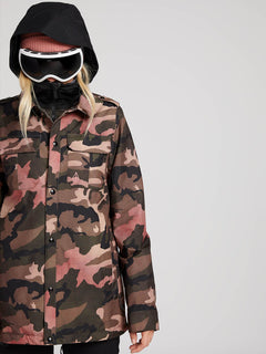 Womens Kuma Jacket Faded Army Volcom Europe