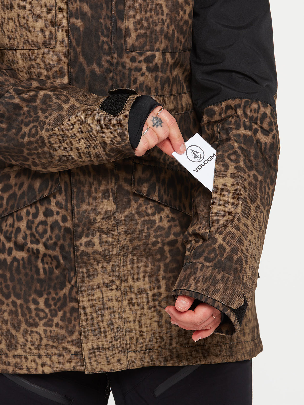 Volcom cheap leopard jacket
