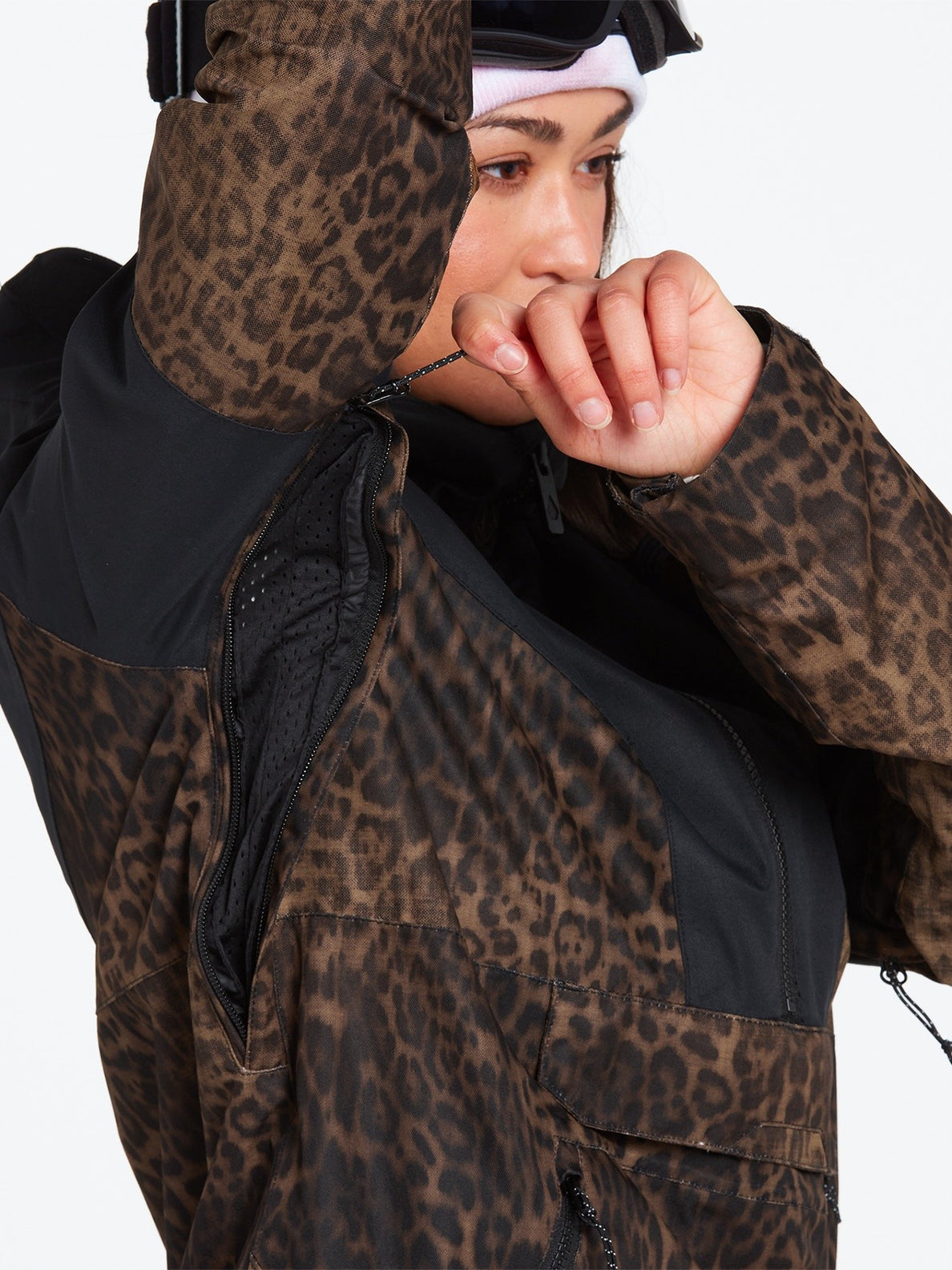 Volcom leopard cheap jacket