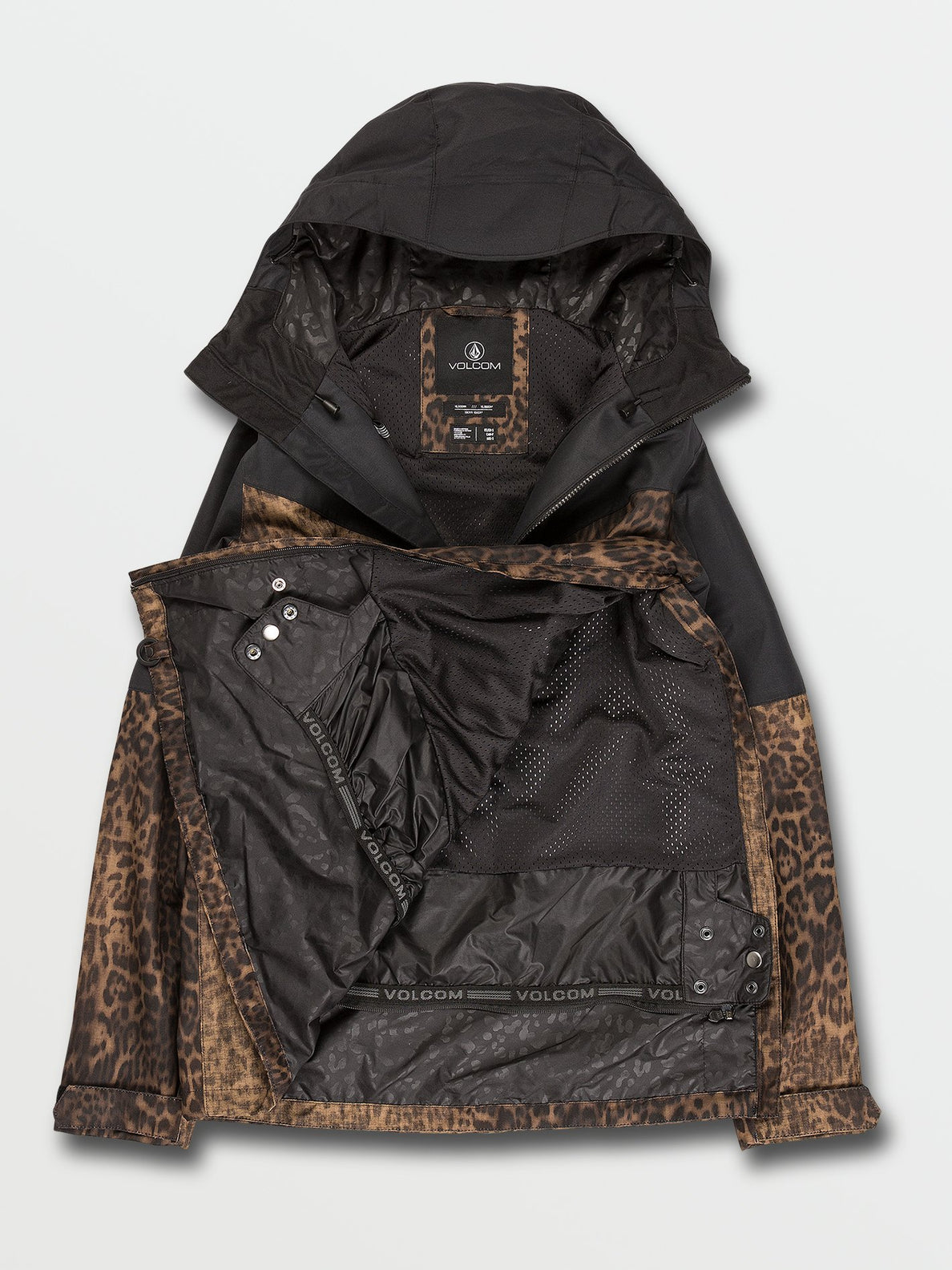 Volcom leopard cheap jacket