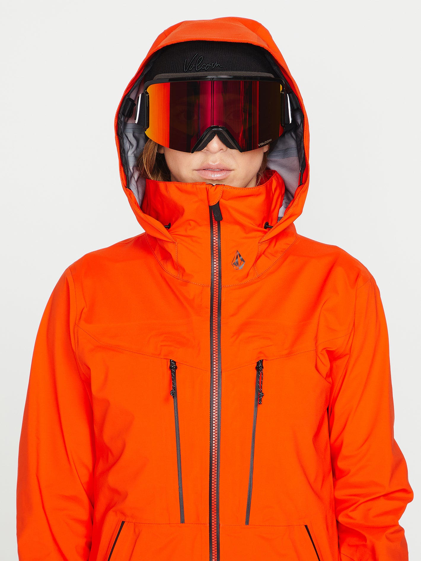 Vs 3L Stretch Gore-Tex Jacket - Orange Shock | Volcom Europe