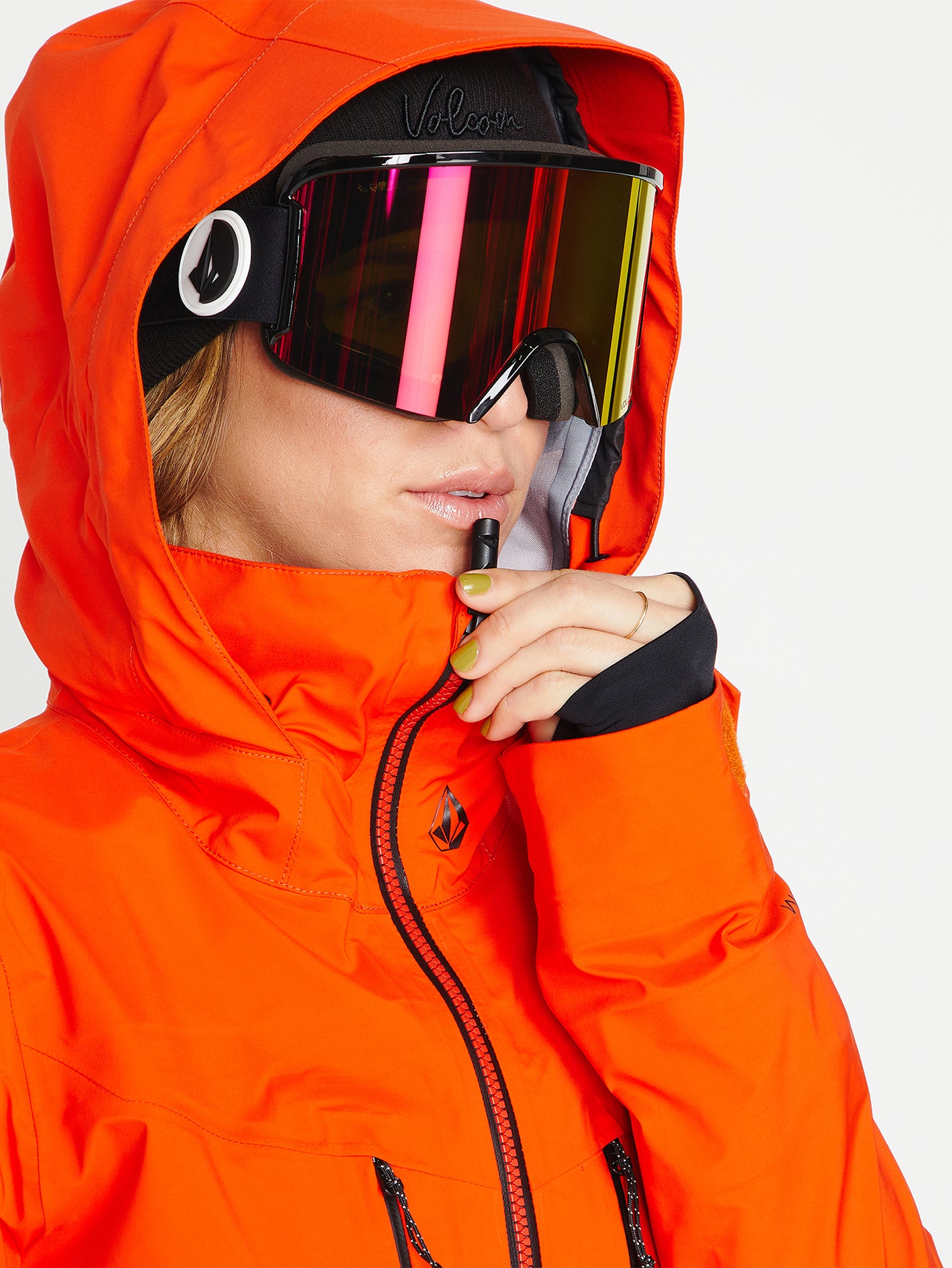 Vs 3L Stretch Gore-Tex Jacket - Orange Shock | Volcom Europe