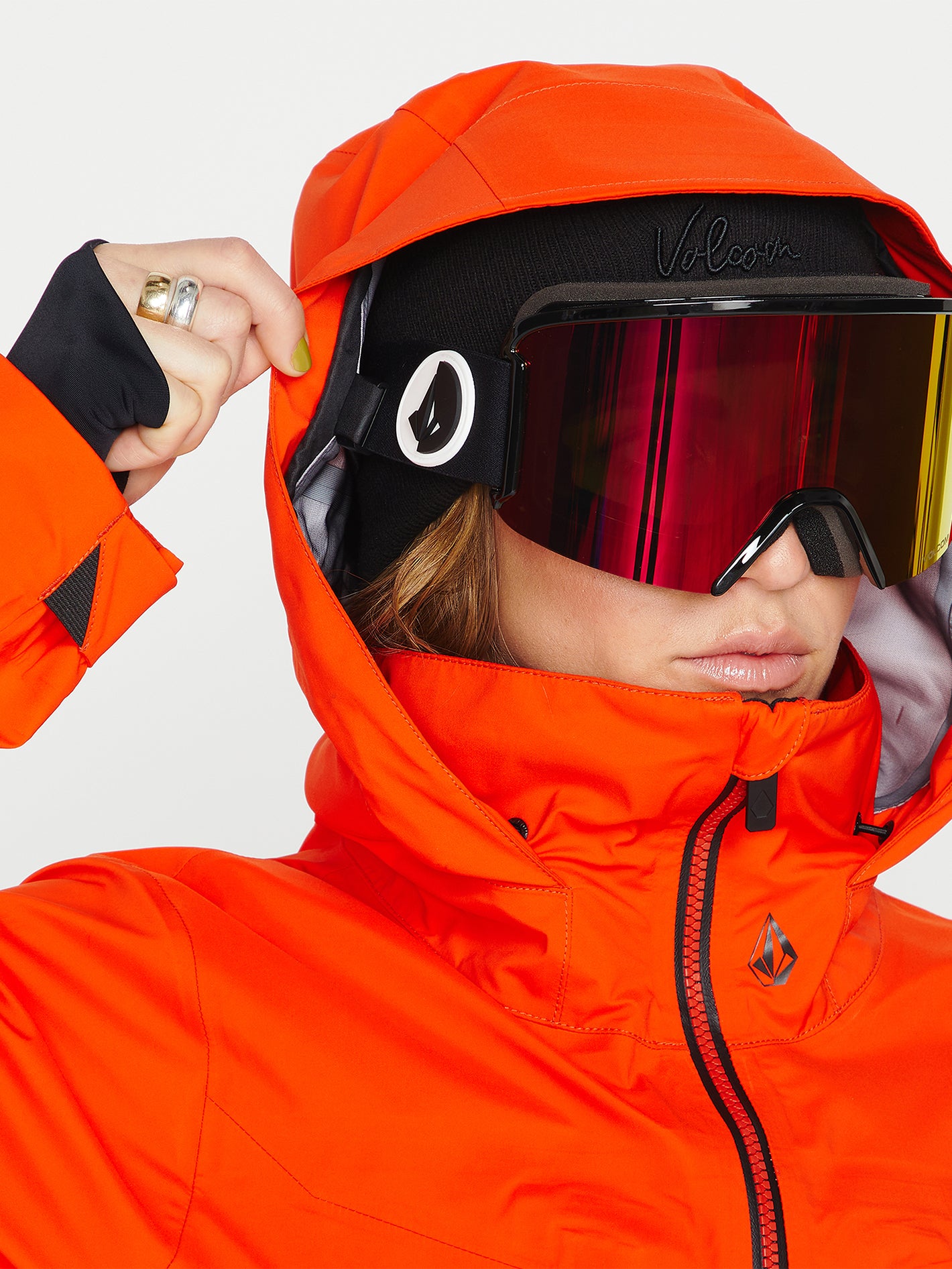 Vs 3L Stretch Gore-Tex Jacket - Orange Shock | Volcom Europe