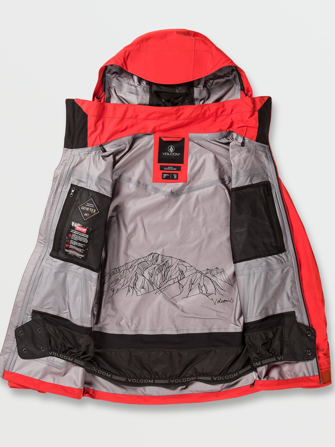 VOLCOM GORE-TEX フード付きジャケット XS VOLCOM GORE-TEX フード付きジャケット XS VOLCOM/ボルコム