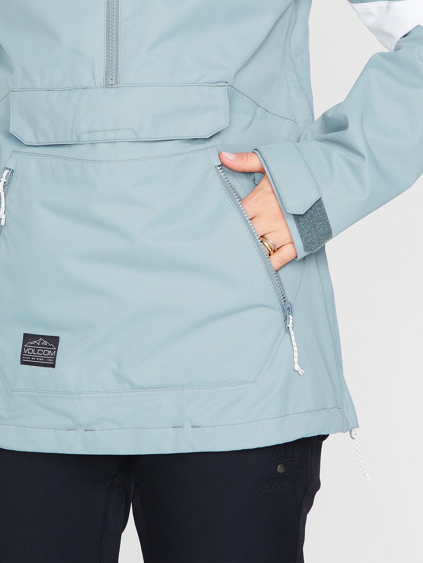 Mirror Pullover Jacket - Green Ash | Volcom Europe