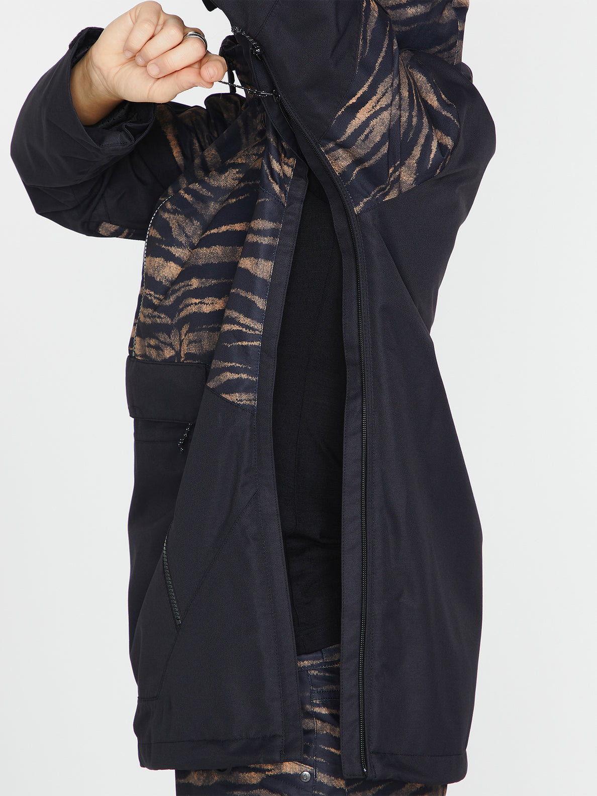 Mirror Pullover Jacket Tiger Print Volcom Europe