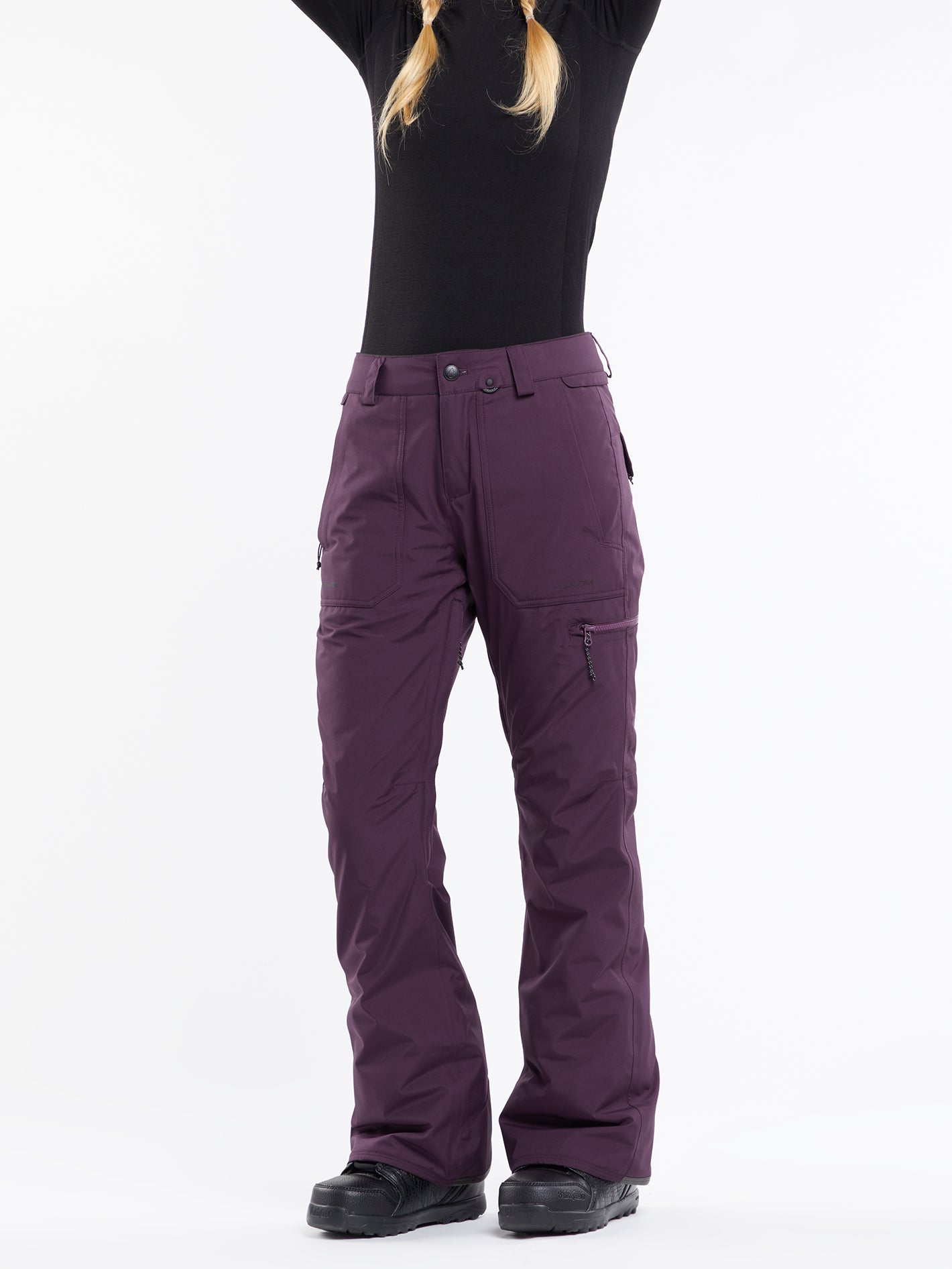 Knox Insulated Gore-Tex Trousers - BLACKBERRY - Women