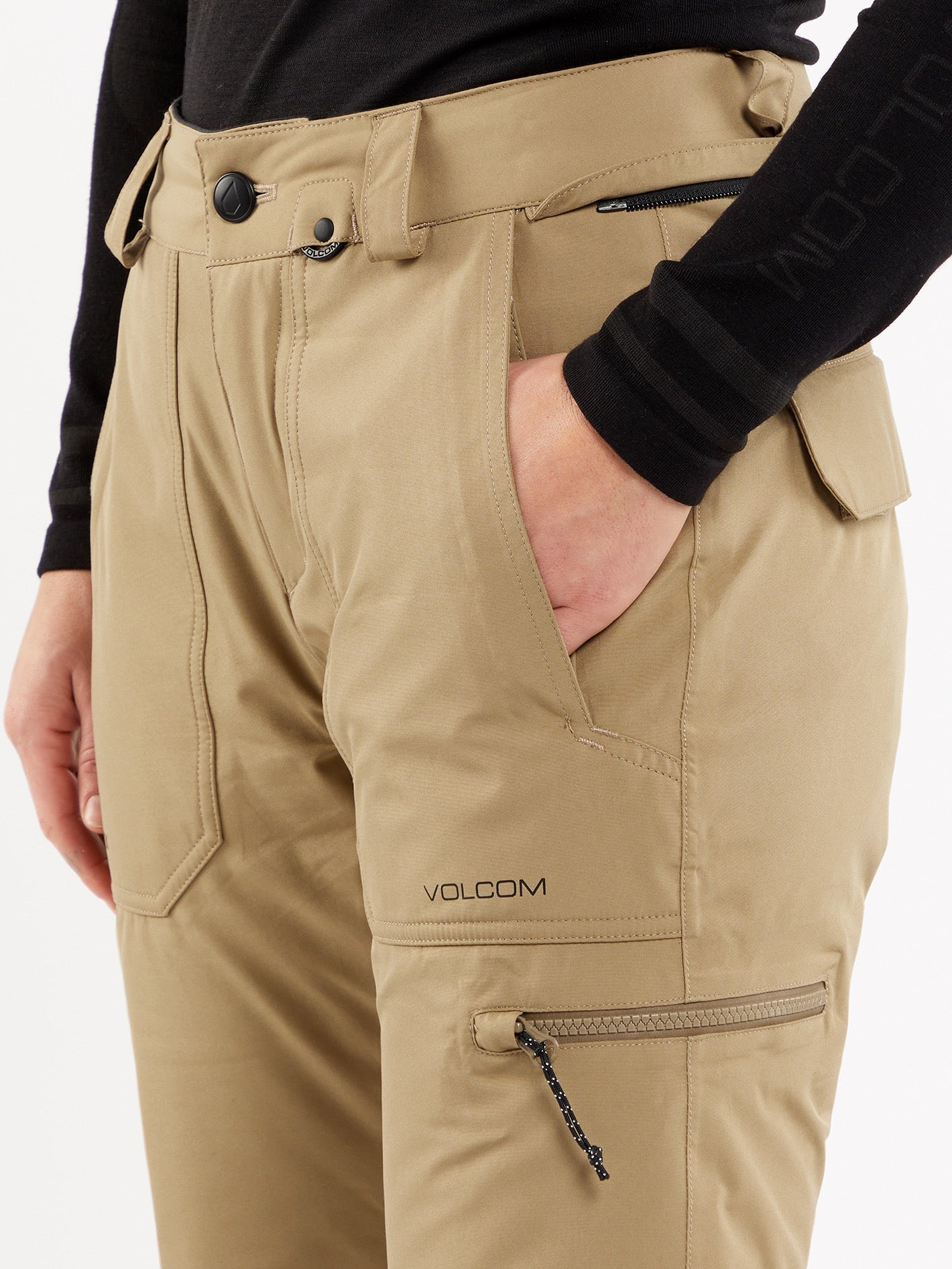 Knox Insulated Gore-Tex Trousers - DARK KHAKI - Women - Volcom EU