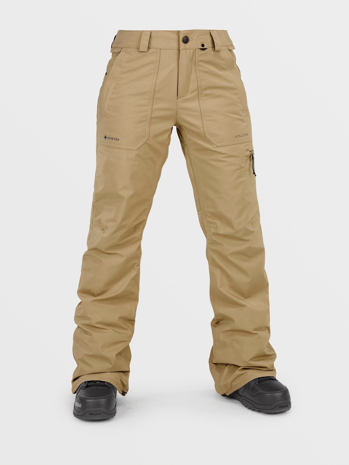 Knox Insulated Gore-Tex Trousers - DARK KHAKI - Women - Volcom EU