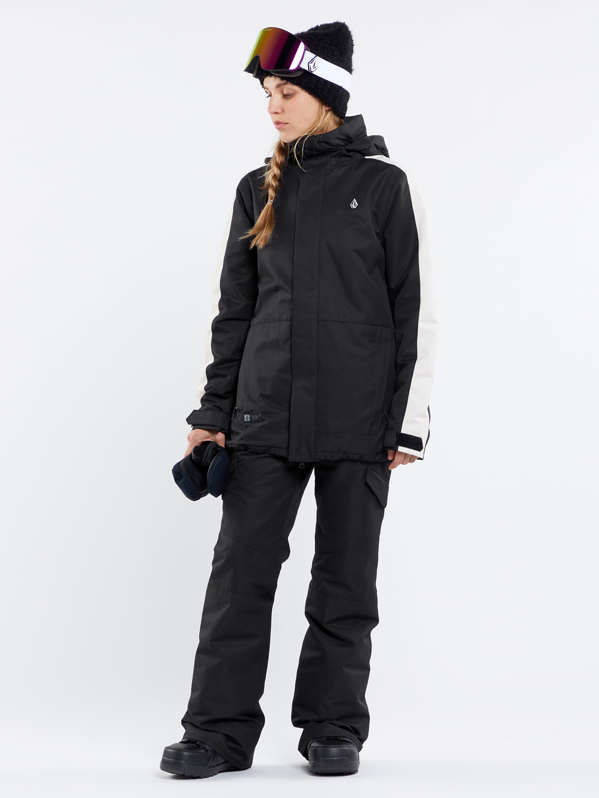 Pantalón Trekking Mujer Pantalón Volcom Bridger Ins Mujer - Outdoor Con Forro Impermeable Pantalón Invierno Forrado
