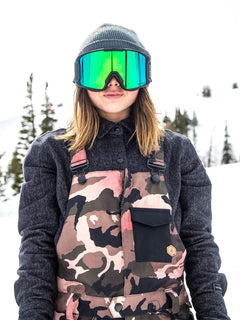 Womens Swift Bib Overall - Faded Army