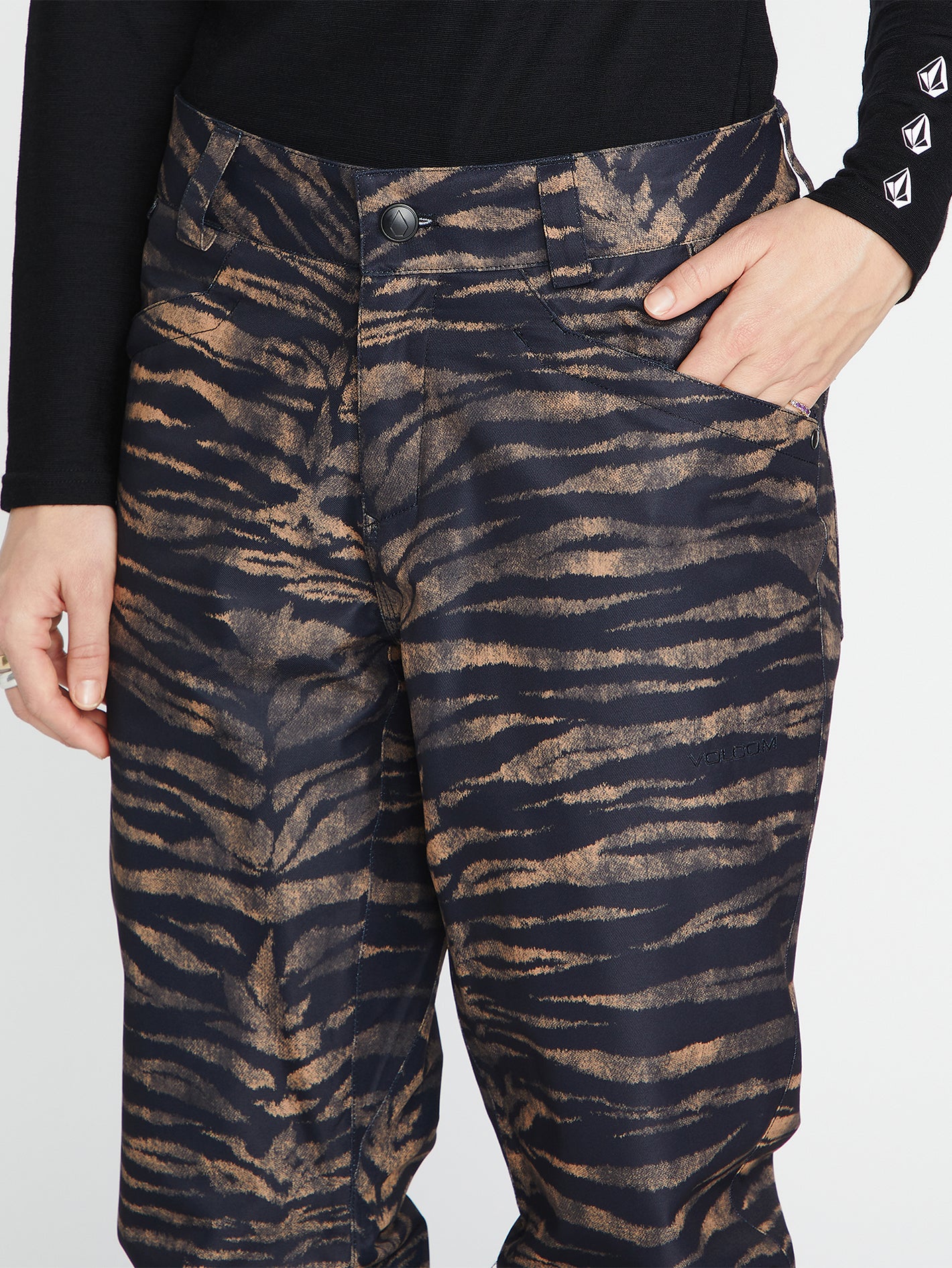 Hallen Trousers - Tiger Print | Volcom Europe Hallen Trousers - Tiger Print | Volcom Europe