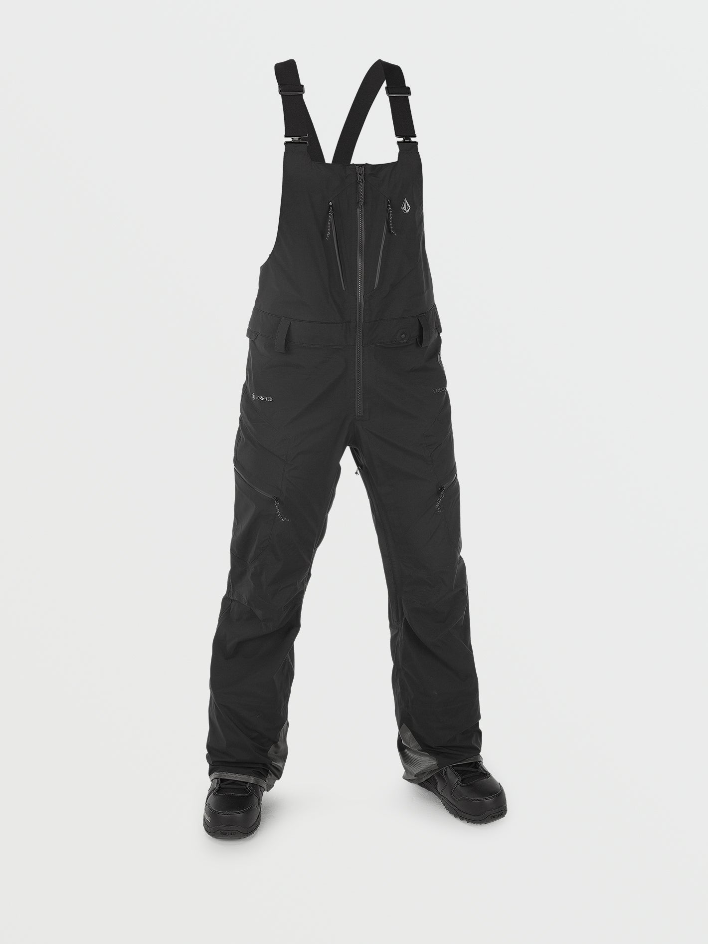 未使用Volcom Vs 3L Stretch Gore Bib Overall Vs 3L Stretch Gore-Tex Bib Overall - Black | Volcom Europe
