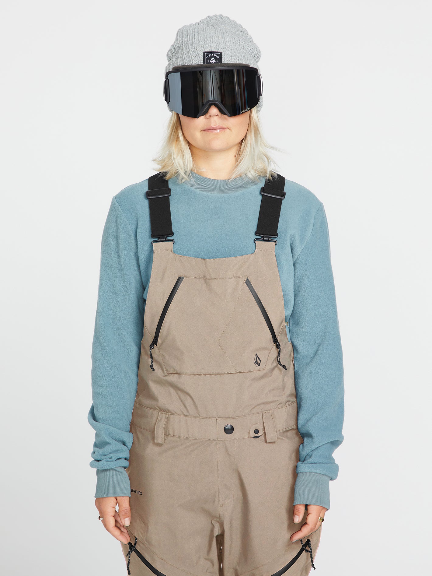 Elm Stretch Gore-Tex Bib Overall - Sand | Volcom Europe