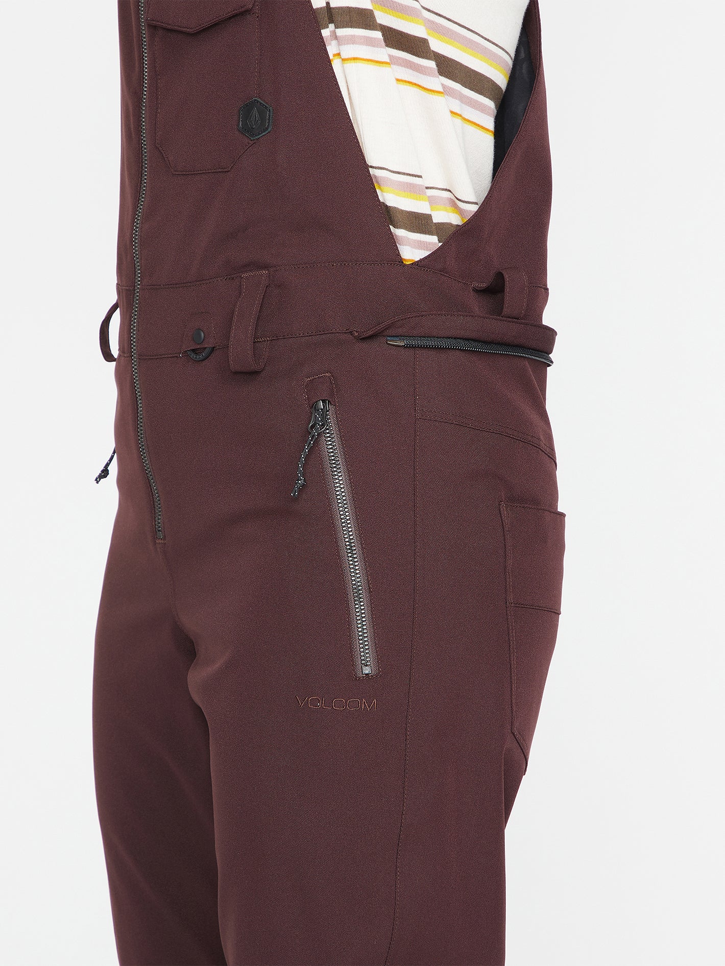 Swift Bib Overall - Black Plum | Volcom Europe