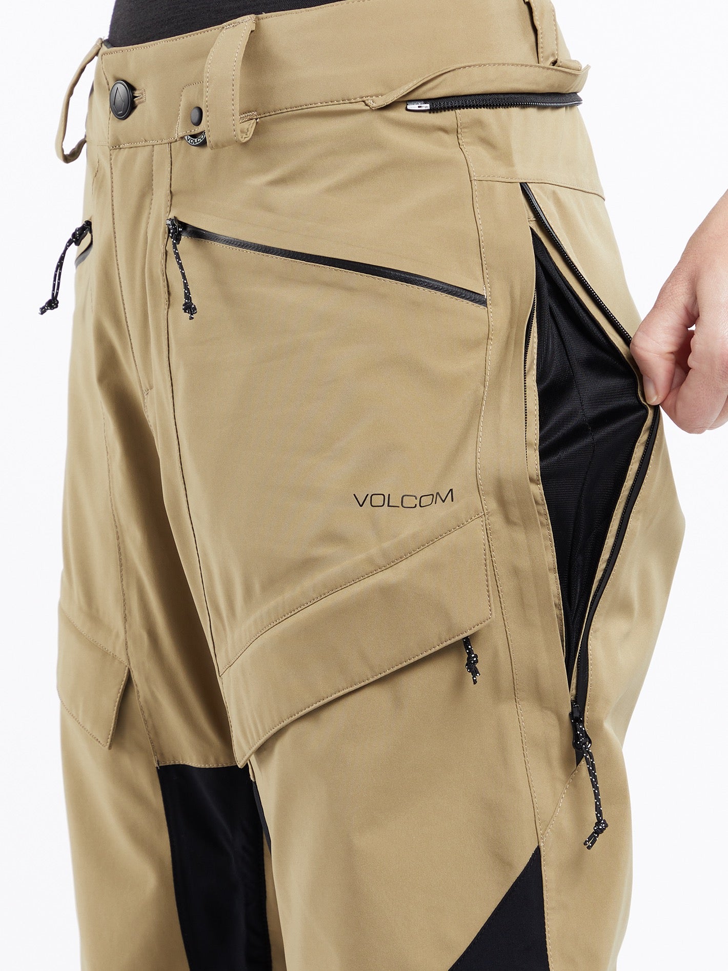 V.Co At Stretch Gore-Tex Trousers - DARK KHAKI - Women - Volcom EU