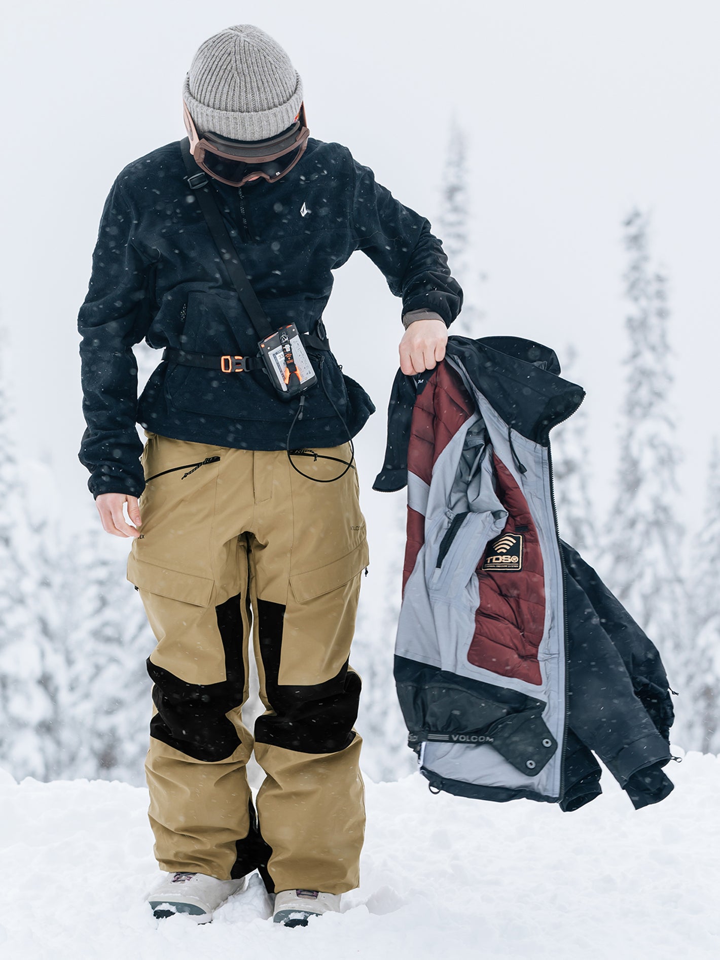 V.Co At Stretch Gore Tex Trousers DARK KHAKI Women Volcom EU Volcom Europe