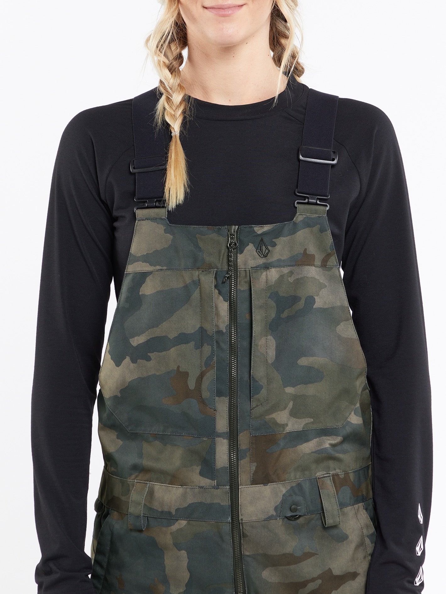 Swift Bib Overall - CLOUDWASH CAMO - Women - Volcom EU