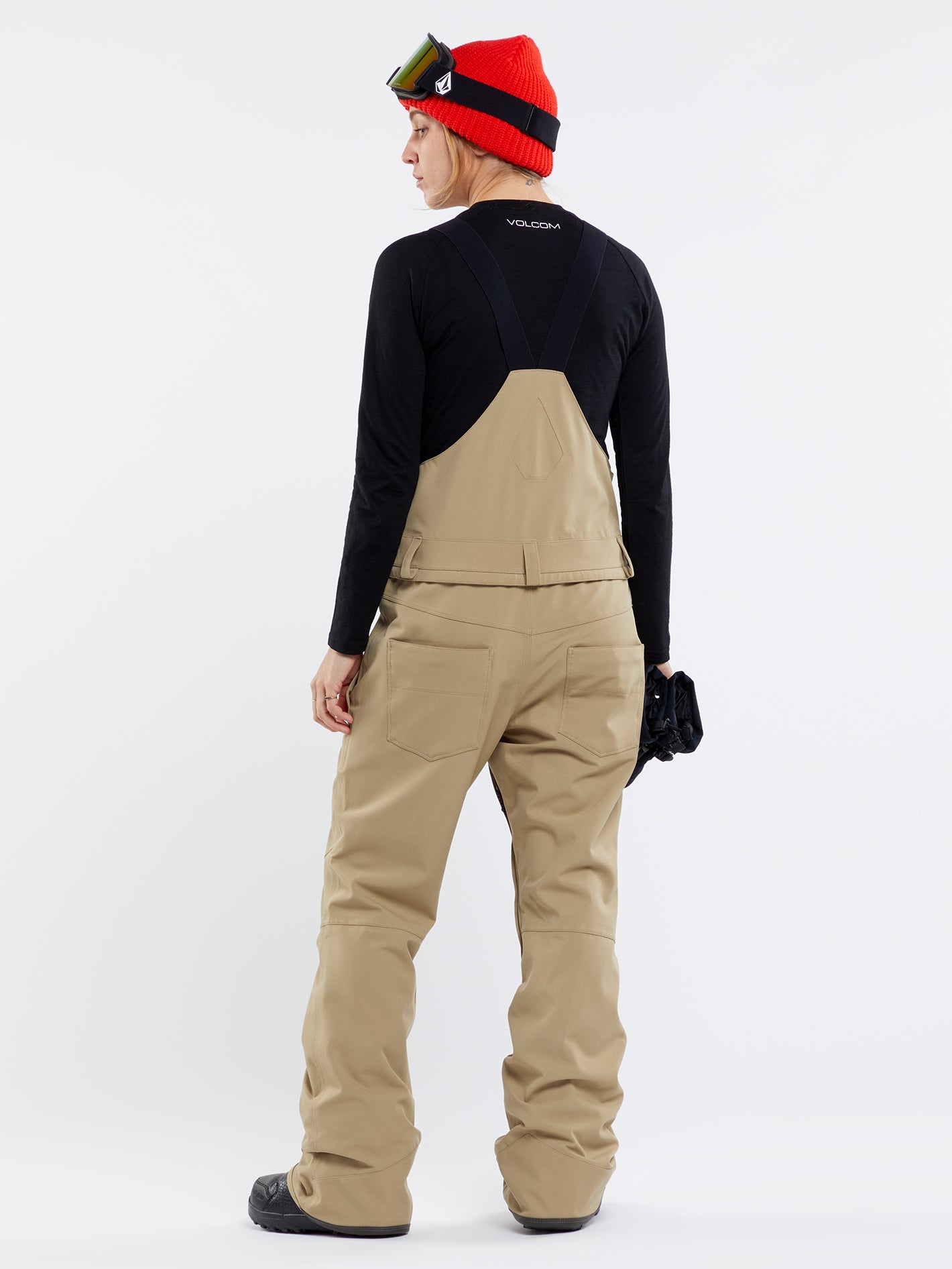 Swift Bib Overall - DARK KHAKI - Women - Volcom EU – Volcom Europe