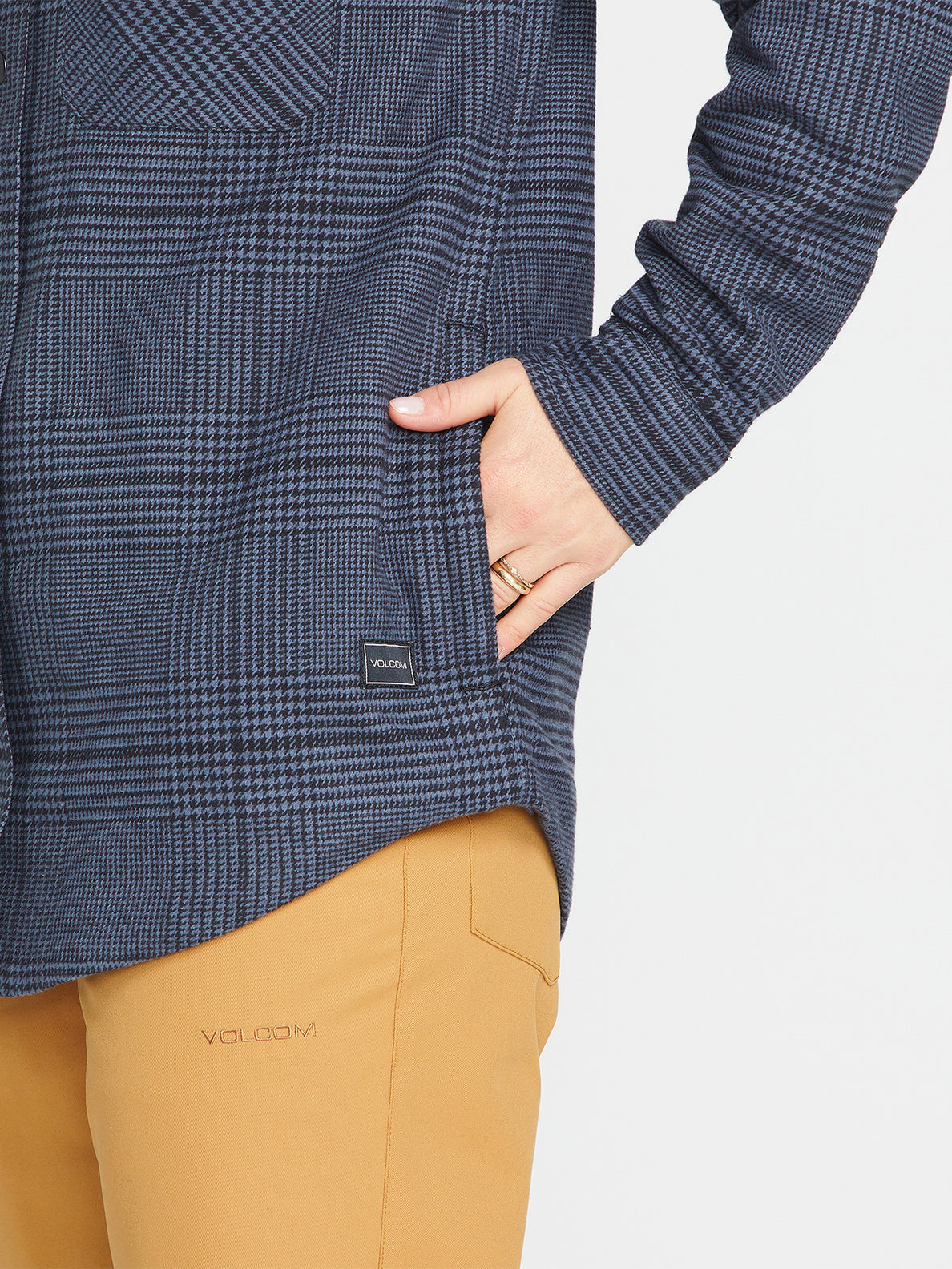 Volcom hotsell hooded flannel