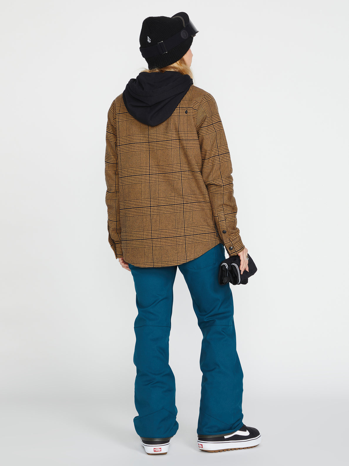 HOODED FLANNEL JACKET (H1652301_CRL) [B]