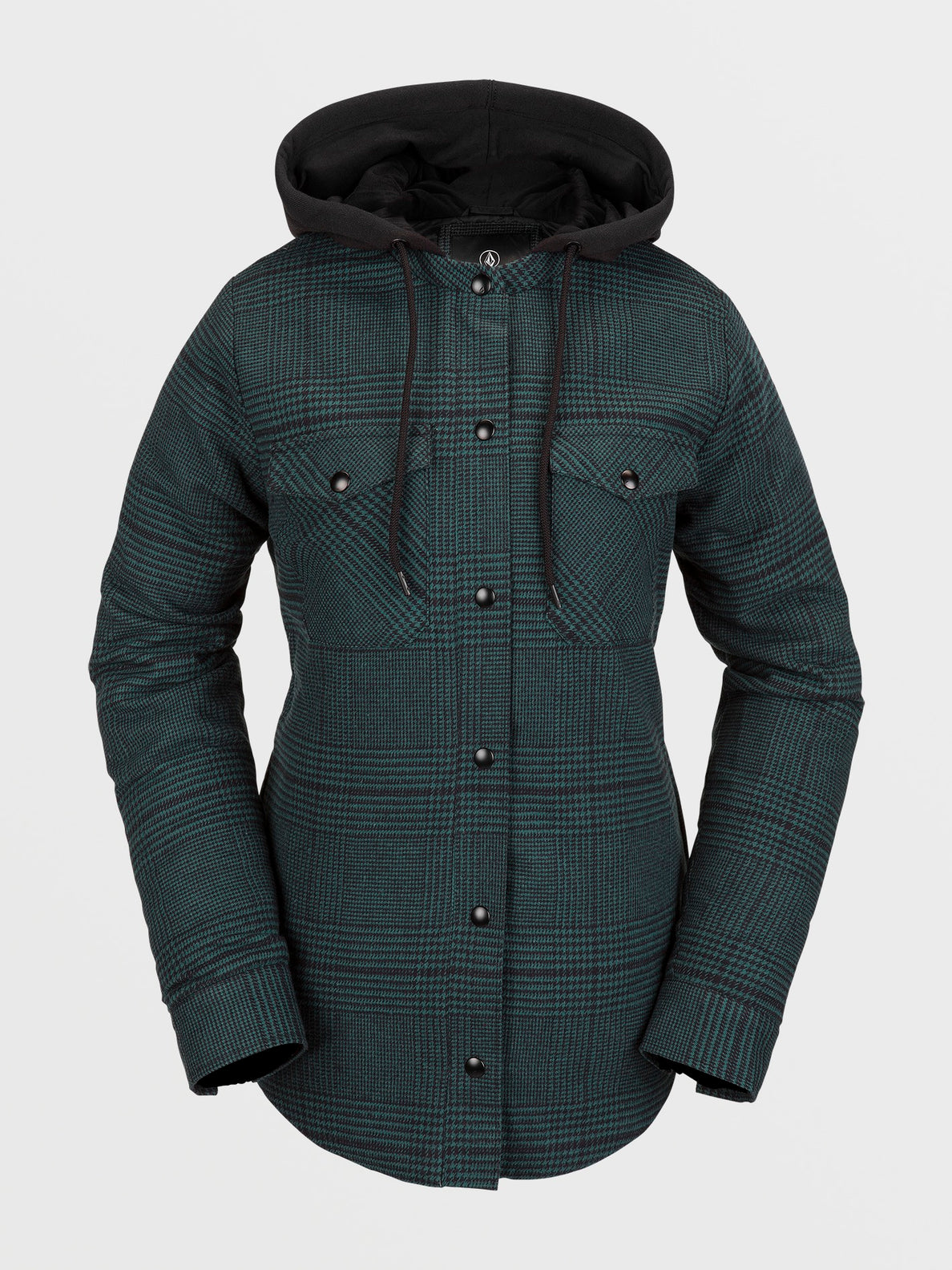 Insulated hooded flannel jacket new arrivals