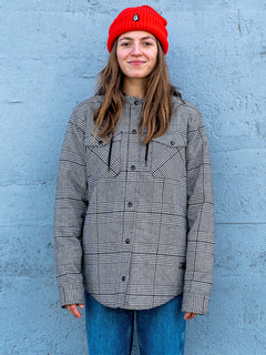 Insulated Flannel Jacket - MOONBEAM (H1652402_MBM) [50]