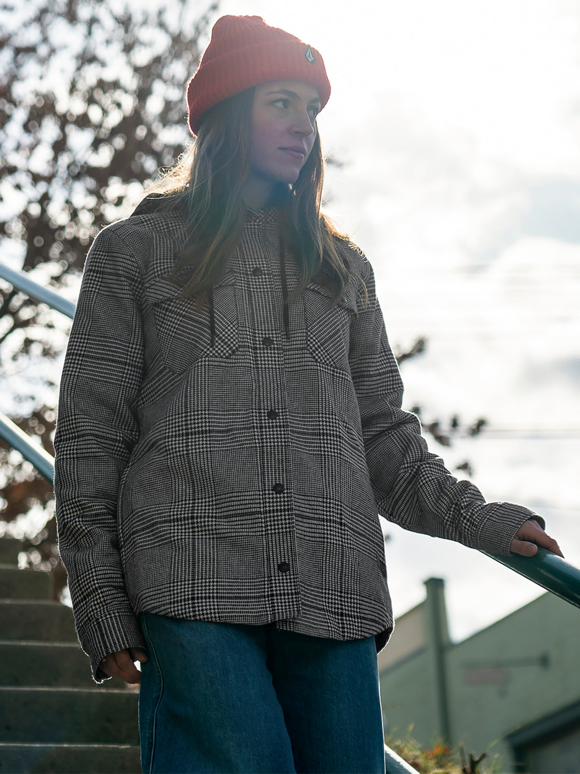 Insulated Flannel Jacket - MOONBEAM (H1652402_MBM) [51]