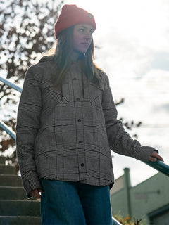 Insulated Flannel Jacket - MOONBEAM (H1652402_MBM) [51]