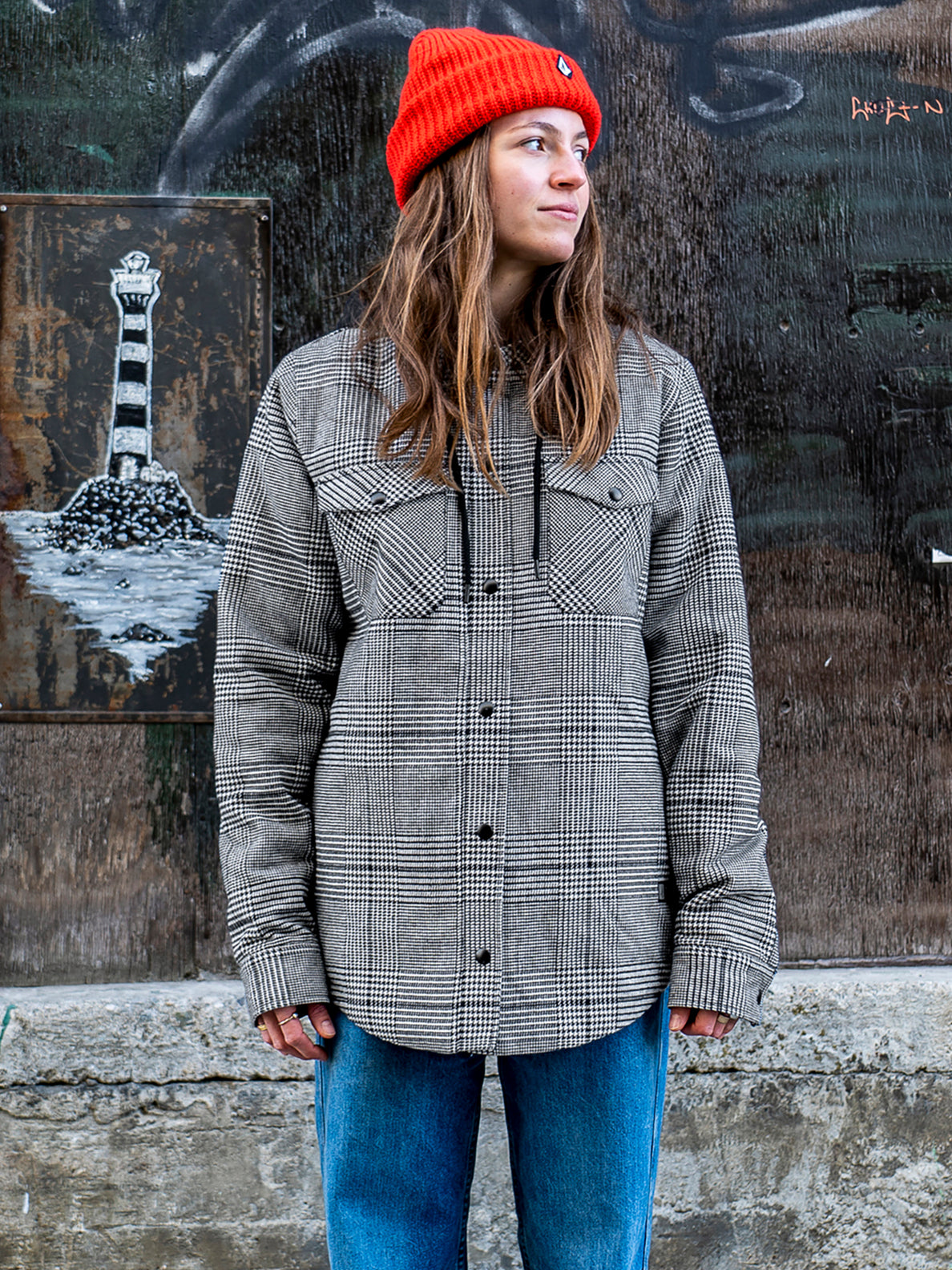 Insulated Flannel Jacket - MOONBEAM (H1652402_MBM) [52]
