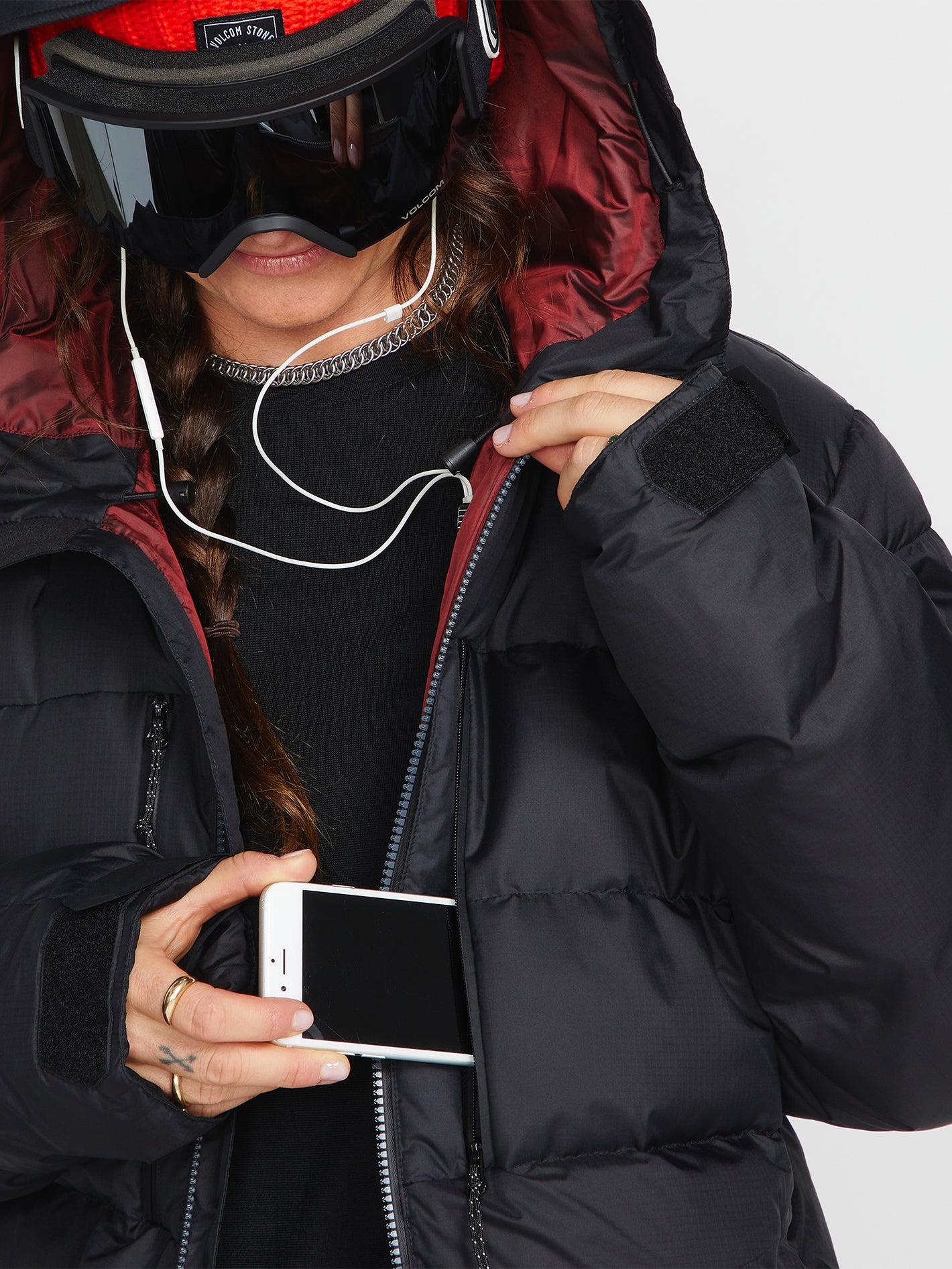 Lifted Down Jacket Black Unisex