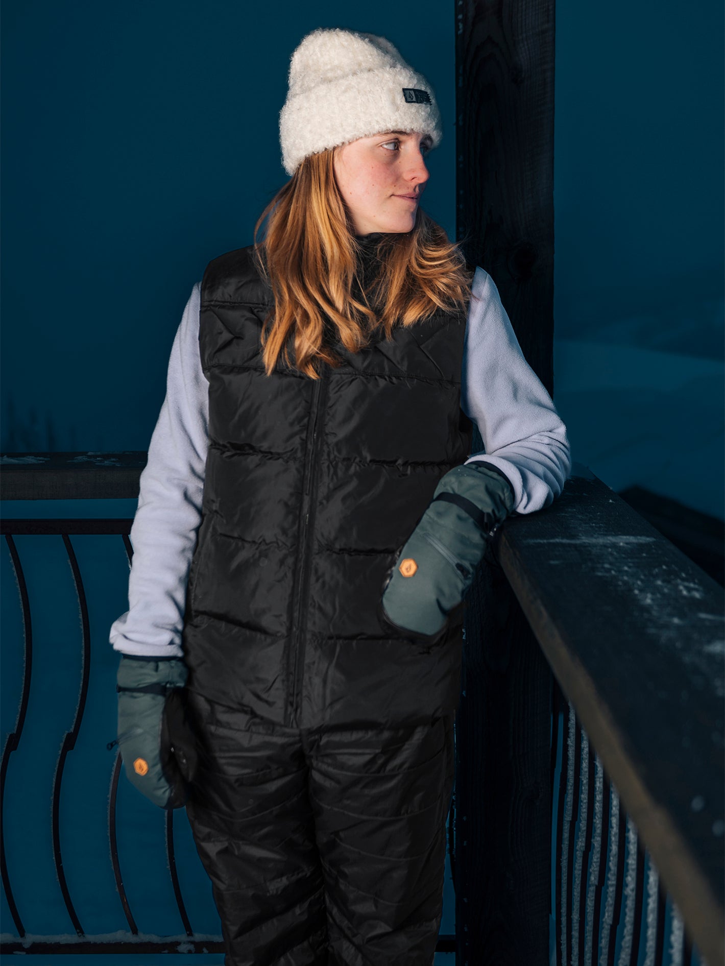Stone Castine Puff Vest - BLACK - Women - Volcom EU – Volcom Europe