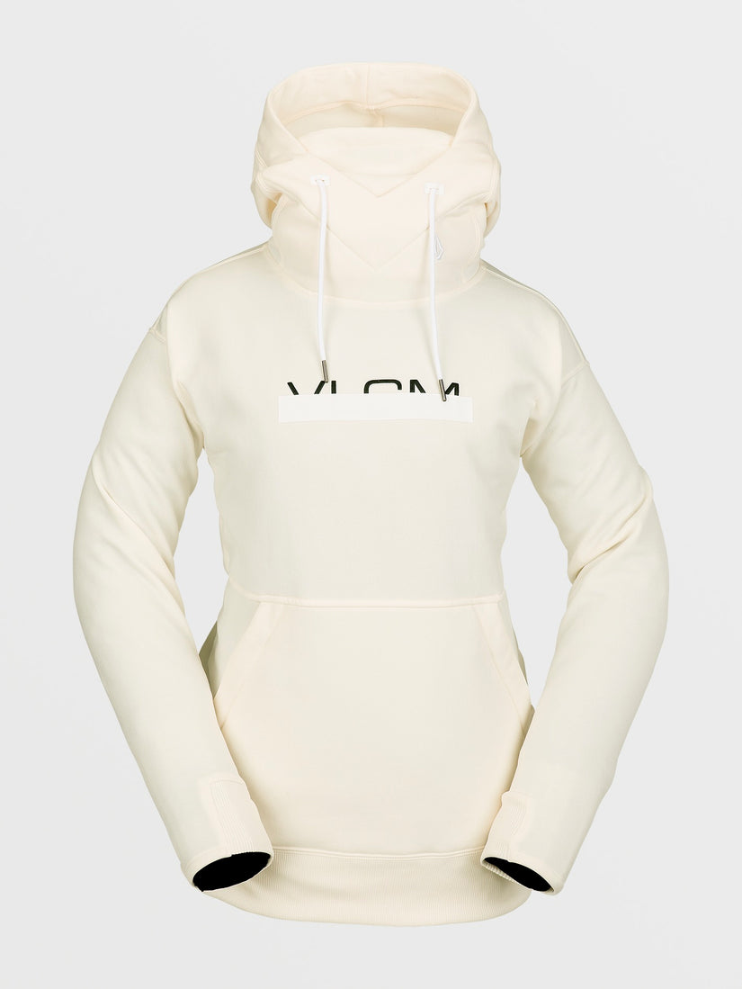 Waterproof Snowboard Hoodie VOLCOM Damen Snowboardsweater RIDING Hydro Hoodie Dunkelgrün Snowboard Hoodie Women