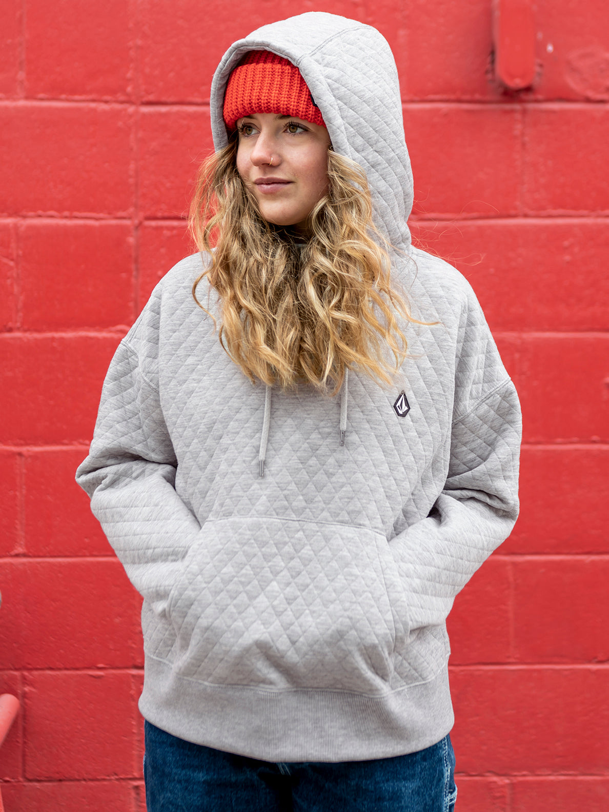 V.Co Air Layer Thermal Hoodie - HEATHER GREY - Women - Volcom EU – Volcom  Europe